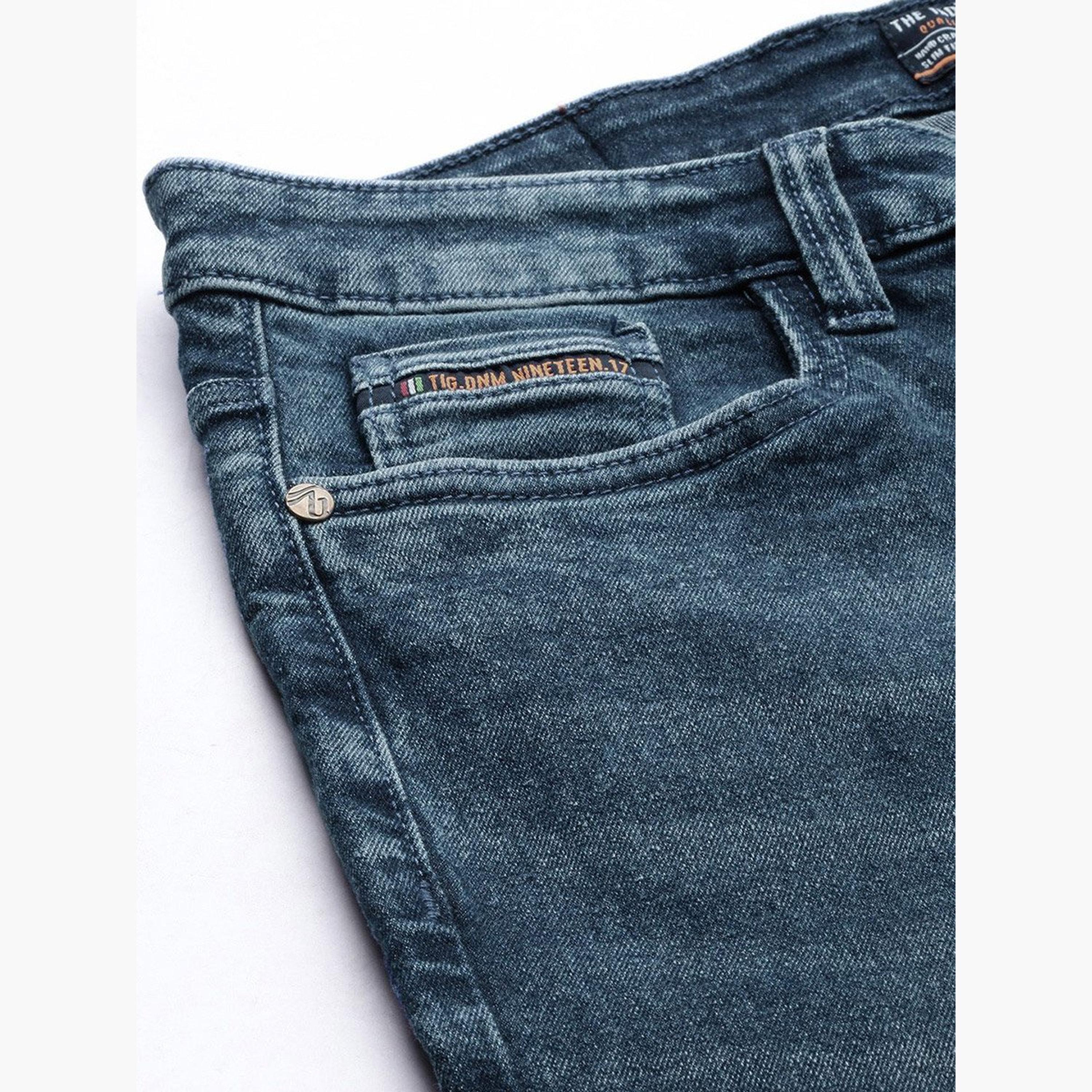 The Indian Garage Co X Styli Men Dark Wash Bootcut Jeans-men-clothing-bottoms-jeans-image-6