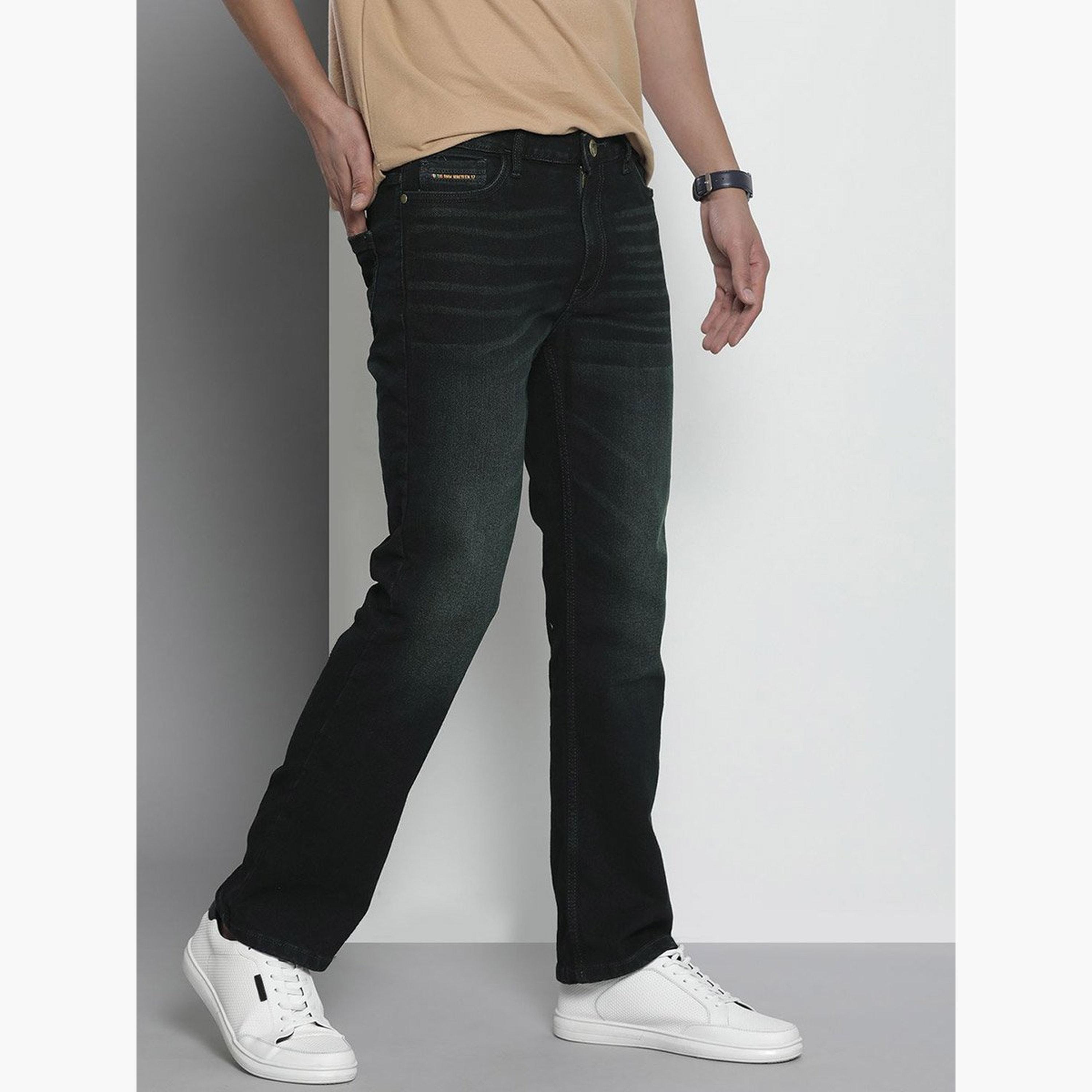 The Indian Garage Co X Styli Men Dark Wash Slim Fit Jeans-men-clothing-bottoms-jeans-image-1