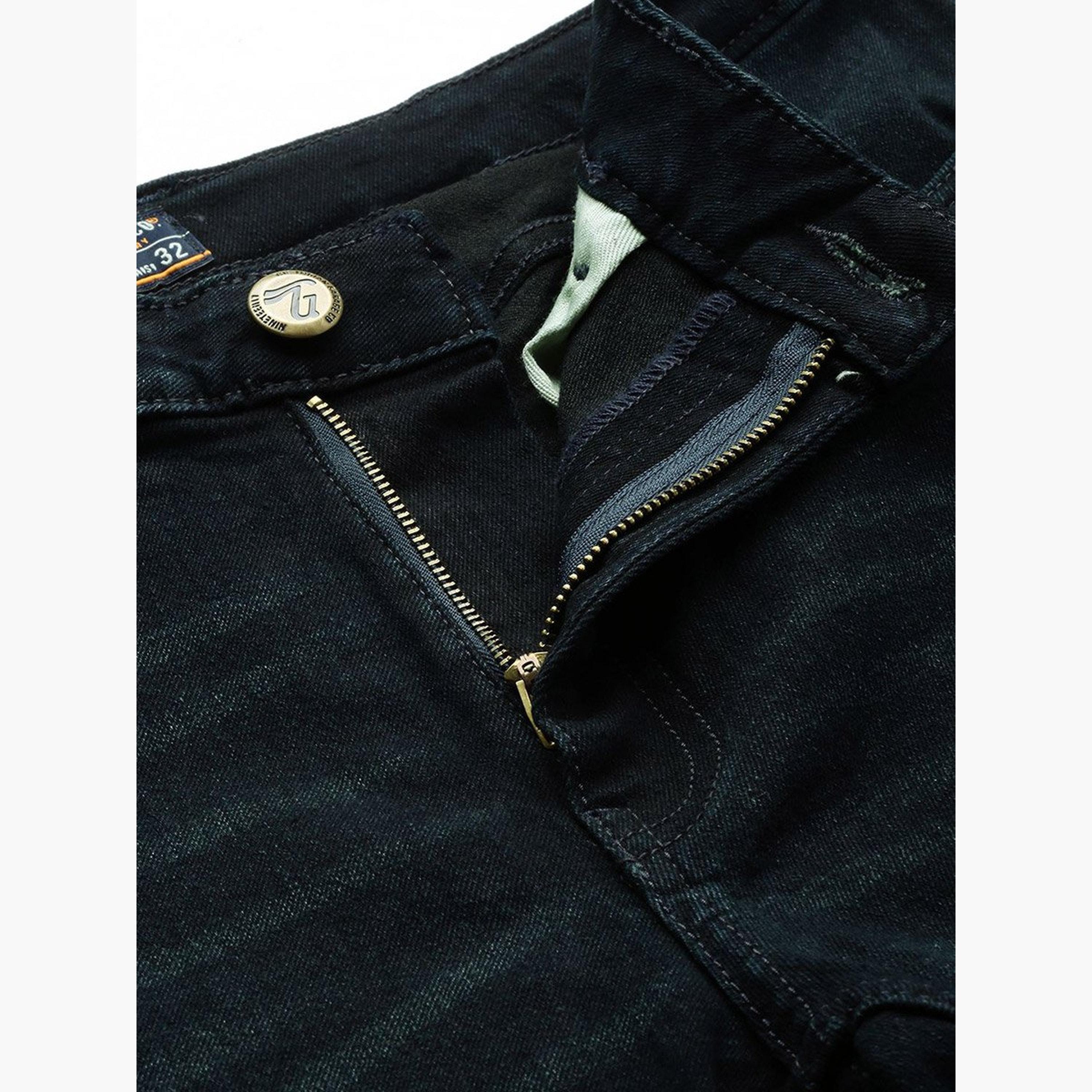 The Indian Garage Co X Styli Men Dark Wash Slim Fit Jeans-men-clothing-bottoms-jeans-image-4