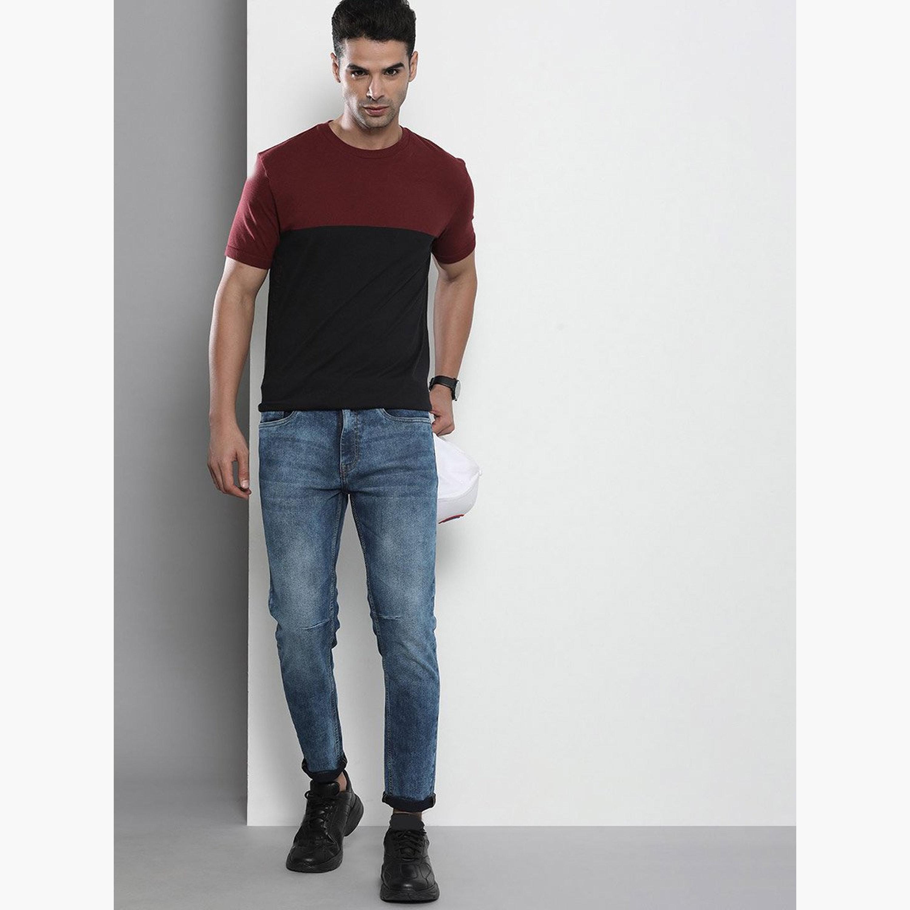 The Indian Garage Co X Styli Men Mid Rise Faded Slim Fit Jeans-men-clothing-bottoms-jeans-image-5