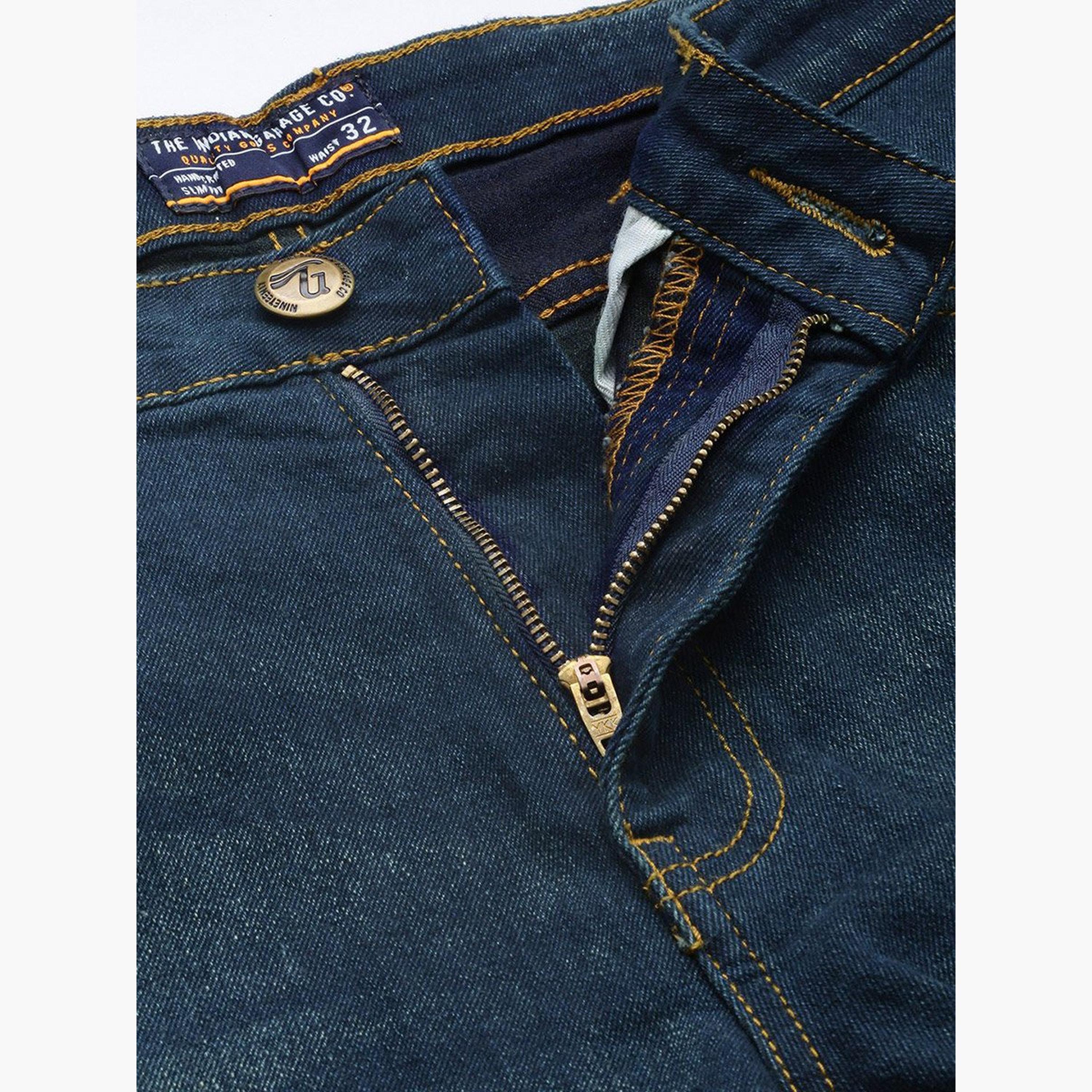 The Indian Garage Co X Styli Men Mid Rise Faded Slim Fit Jeans-men-clothing-bottoms-jeans-image-4