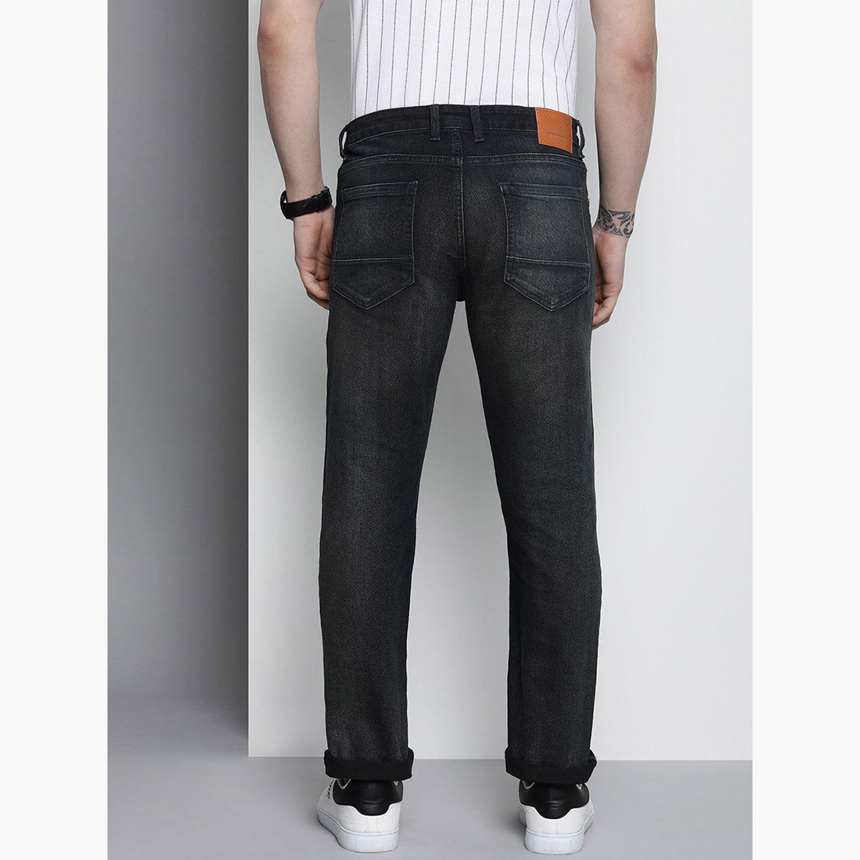 ذا انديان كراج كو × ستايلي - بنطال جينز للرجال تصميم ضيق وخصر متوسط ​​الارتفاع-men-clothing-bottoms-jeans-image-3