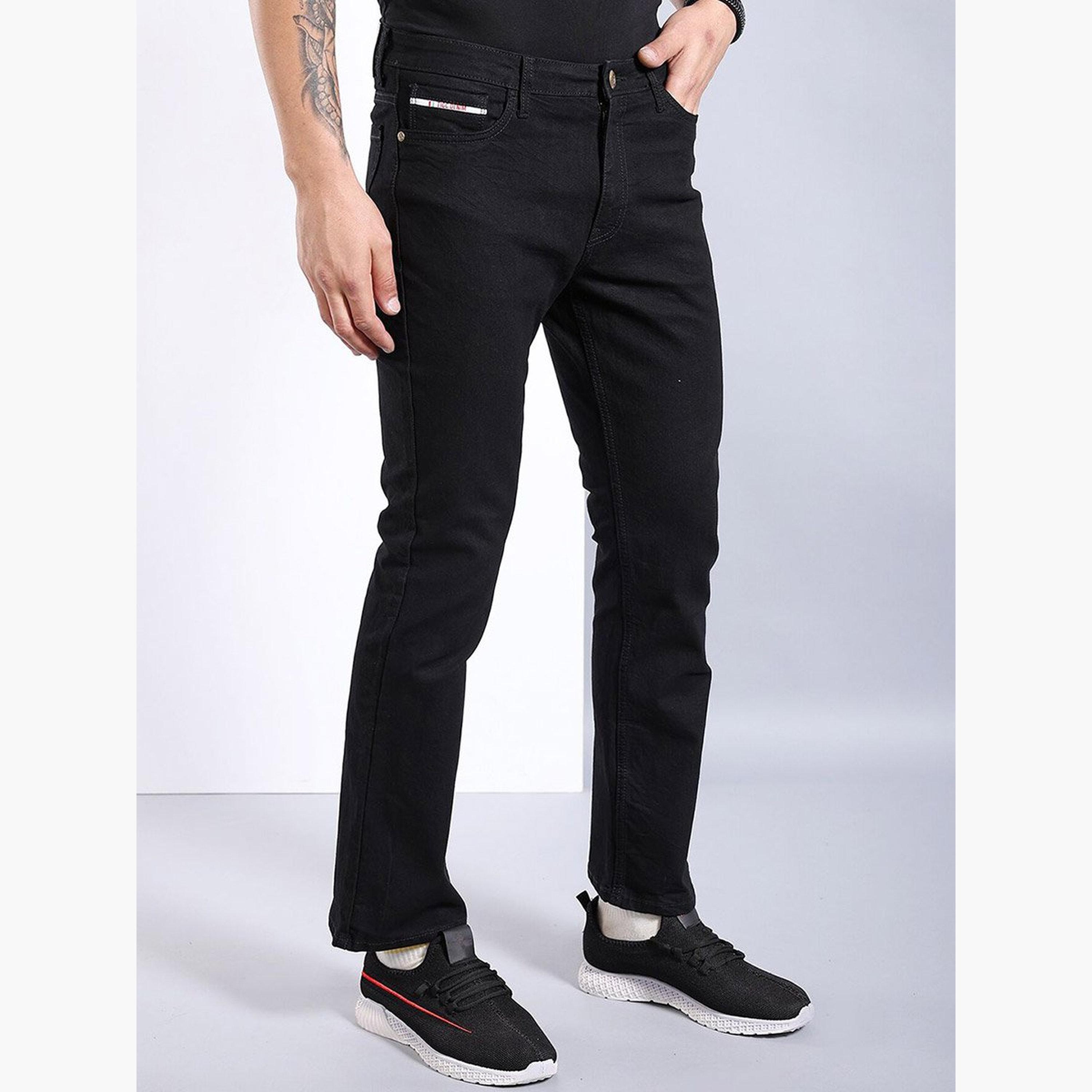 ذا انديان كراج كو × ستايلي - بنطال جينز للرجال متوسط ​​الارتفاع بقصّة واسعة-men-clothing-bottoms-jeans-image-2