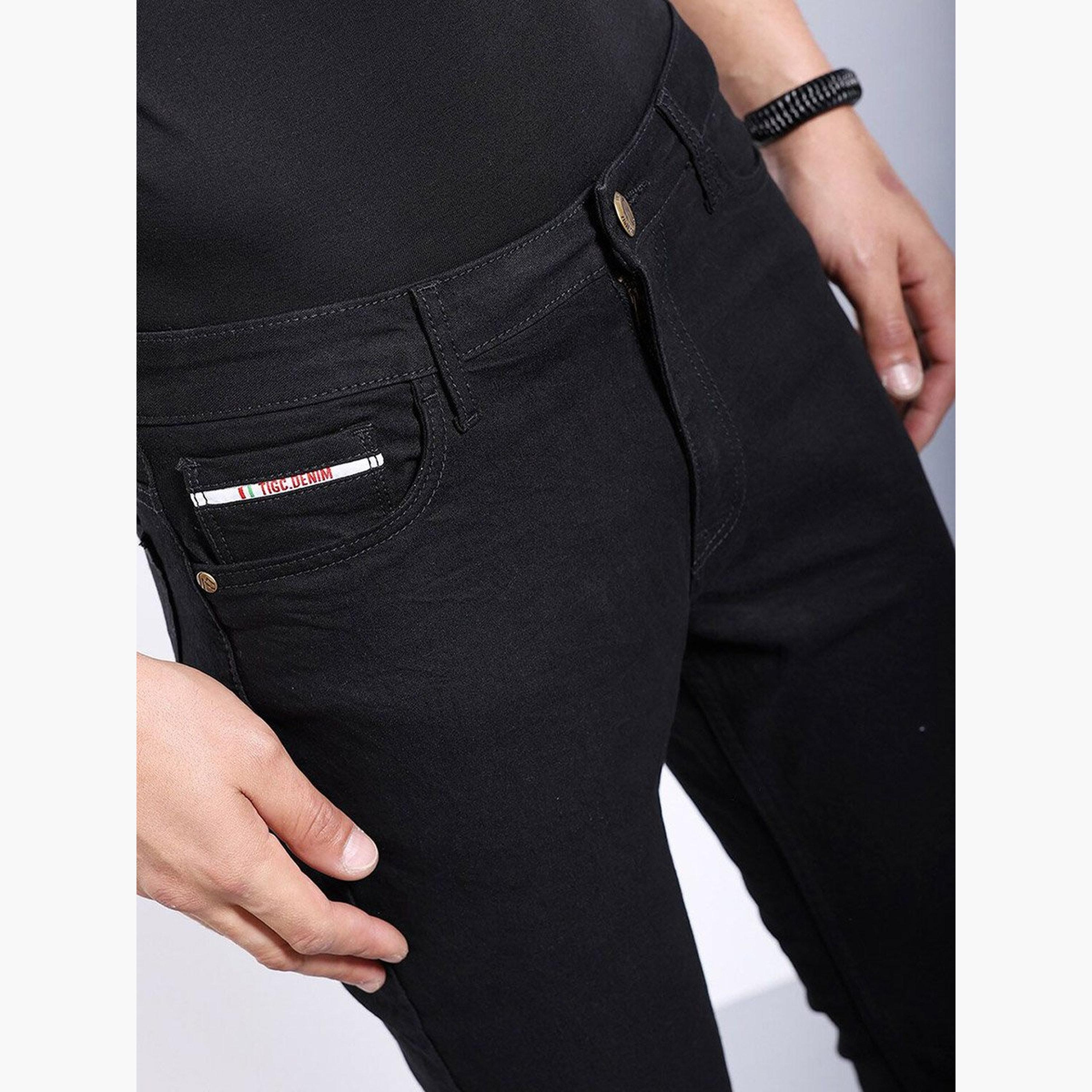 ذا انديان كراج كو × ستايلي - بنطال جينز للرجال متوسط ​​الارتفاع بقصّة واسعة-men-clothing-bottoms-jeans-image-6