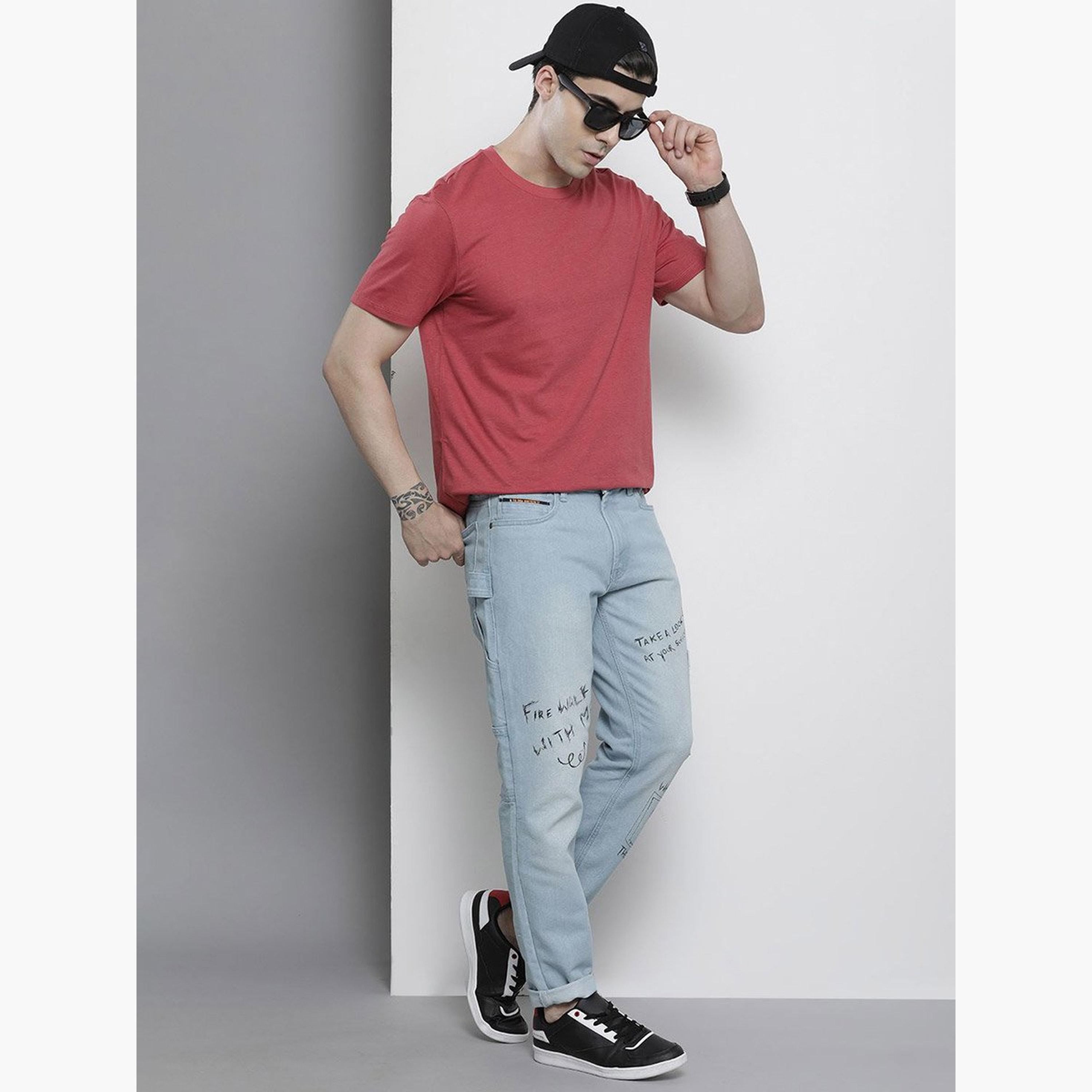 The Indian Garage Co X Styli Men Regular Fit Jeans with Graphic Print-men-clothing-bottoms-jeans-image-5