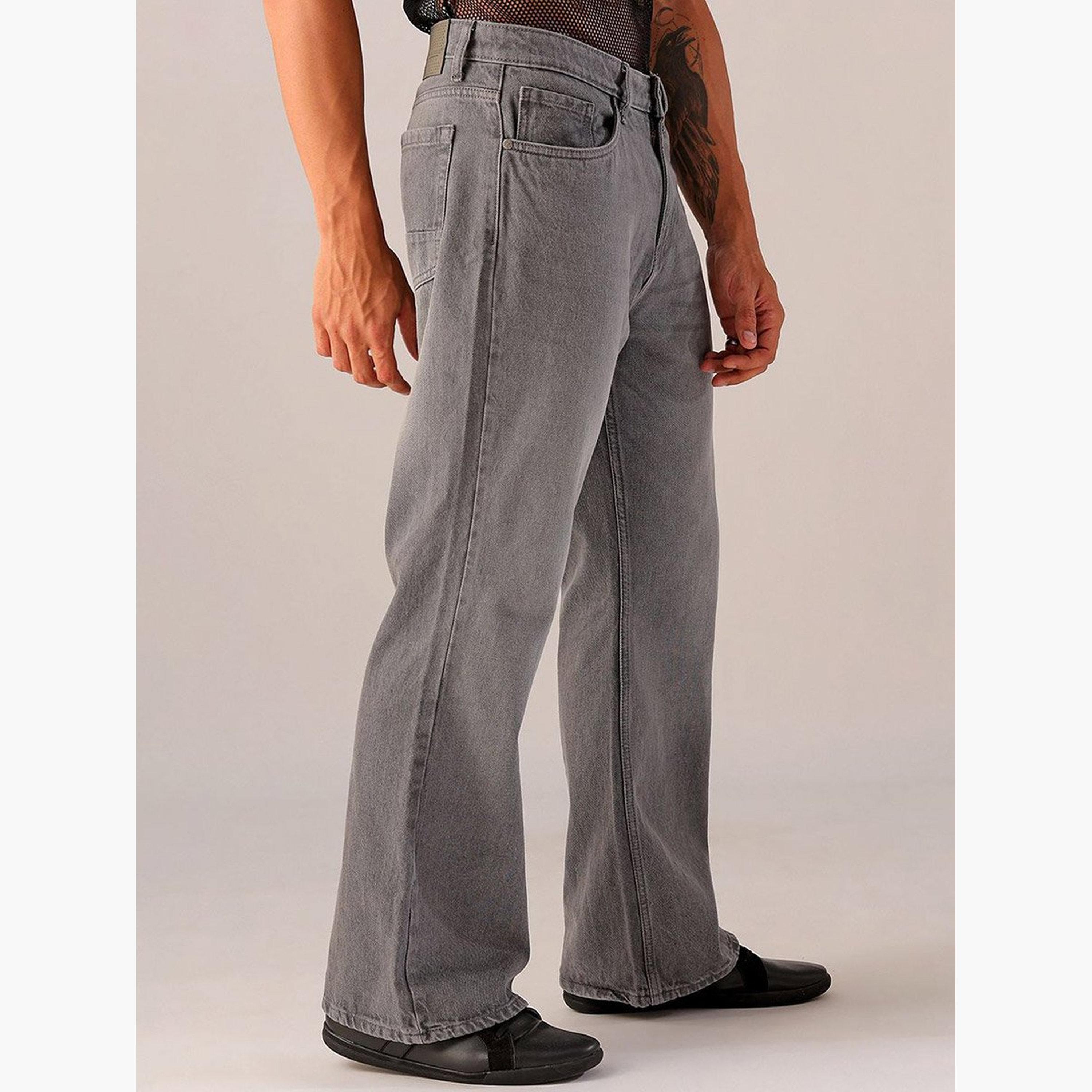 ذا انديان كراج كو × ستايلي - بنطال جينز للرجال فضفاض متوسط ​​الارتفاع-men-clothing-bottoms-jeans-image-2