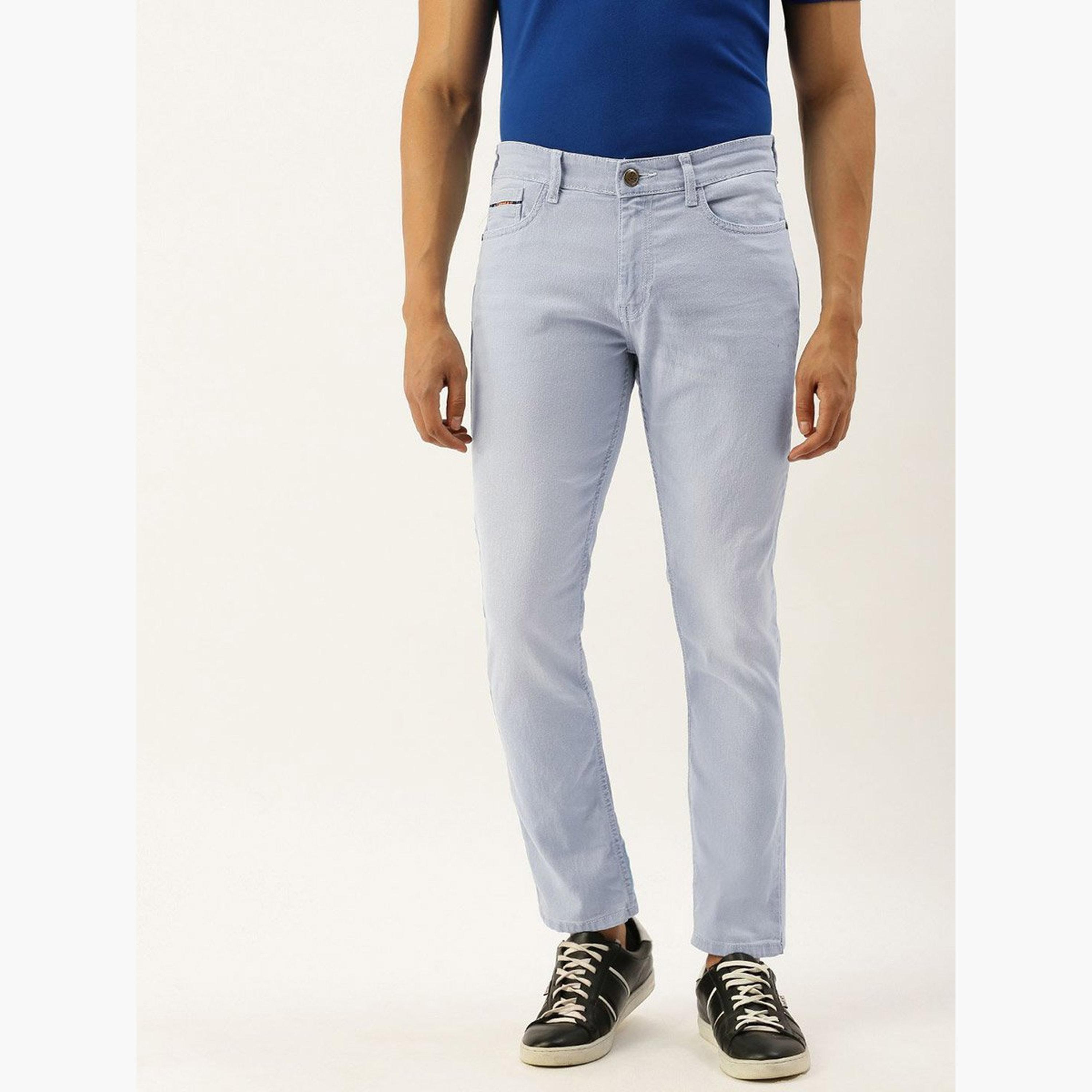 The Indian Garage Co X Styli Men Light Wash Slim Fit Jeans-men-clothing-bottoms-jeans-image-1