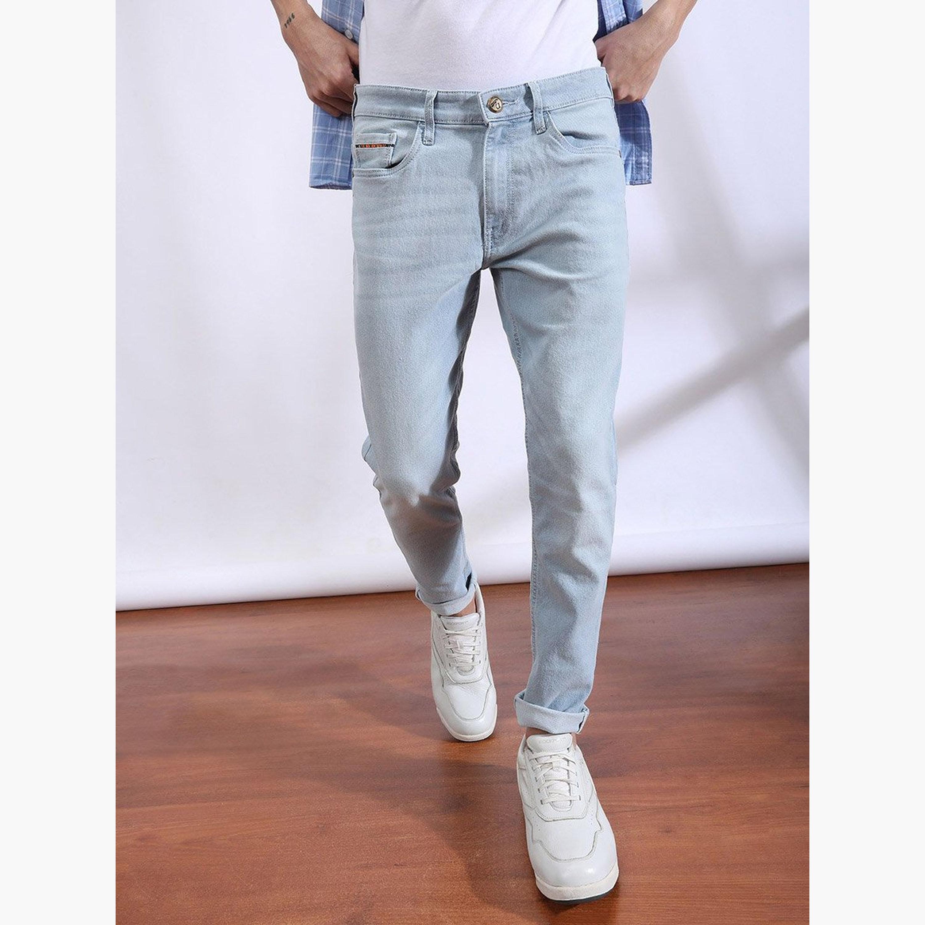 ذا انديان كراج كو × ستايلي - بنطال جينز للرجال منخفض الخصر تصميم ضيق-men-clothing-bottoms-jeans-image-1