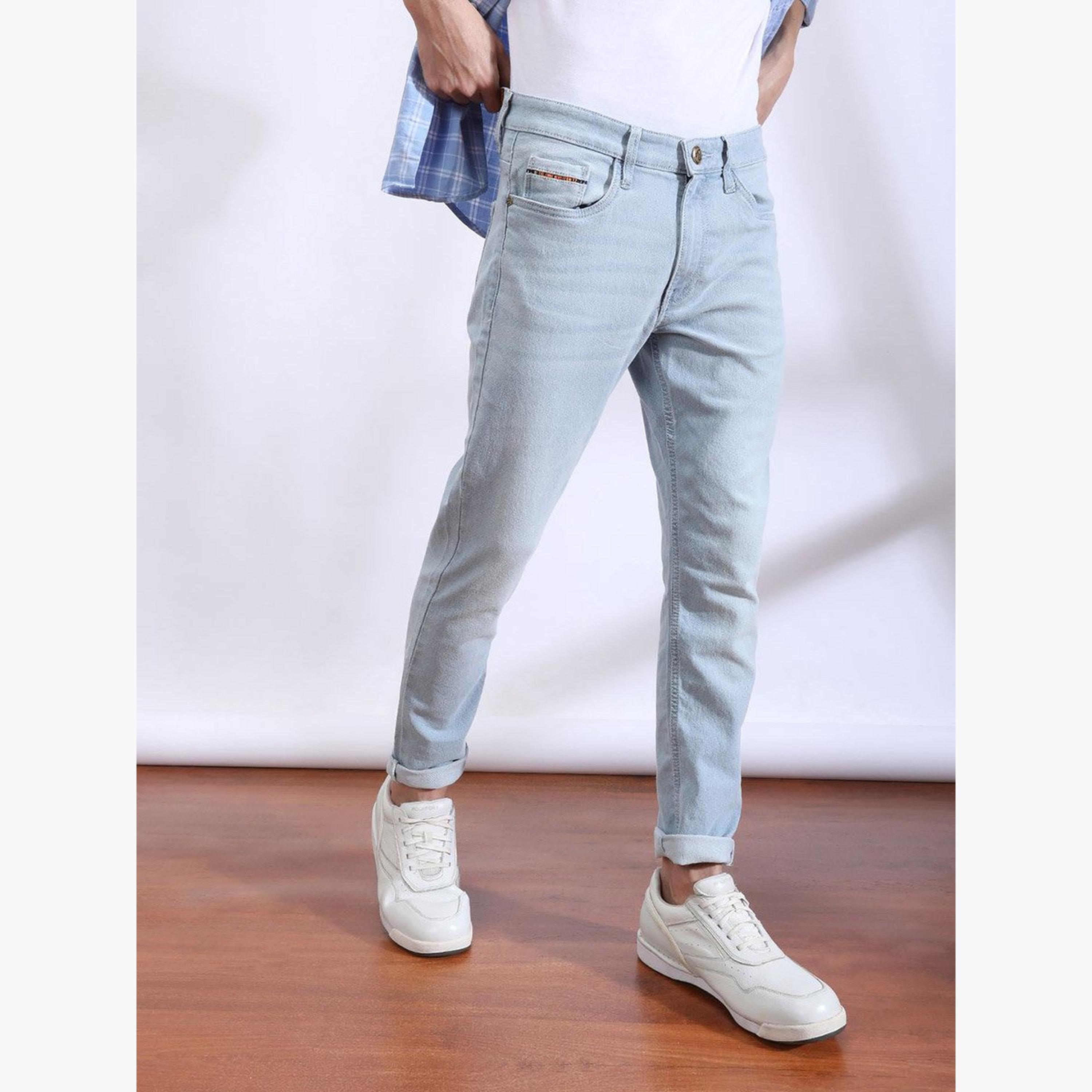 ذا انديان كراج كو × ستايلي - بنطال جينز للرجال منخفض الخصر تصميم ضيق-men-clothing-bottoms-jeans-image-2
