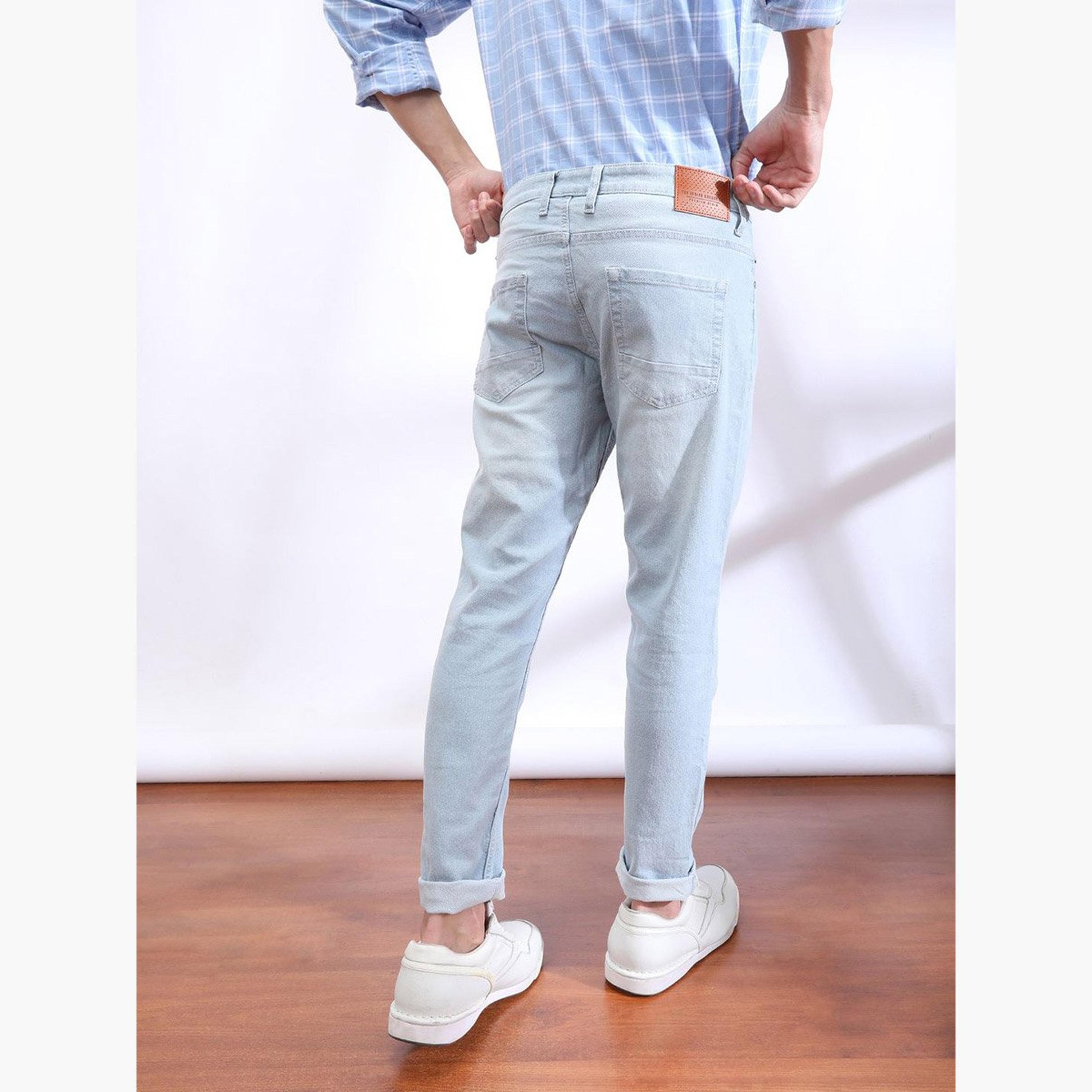 ذا انديان كراج كو × ستايلي - بنطال جينز للرجال منخفض الخصر تصميم ضيق-men-clothing-bottoms-jeans-image-3