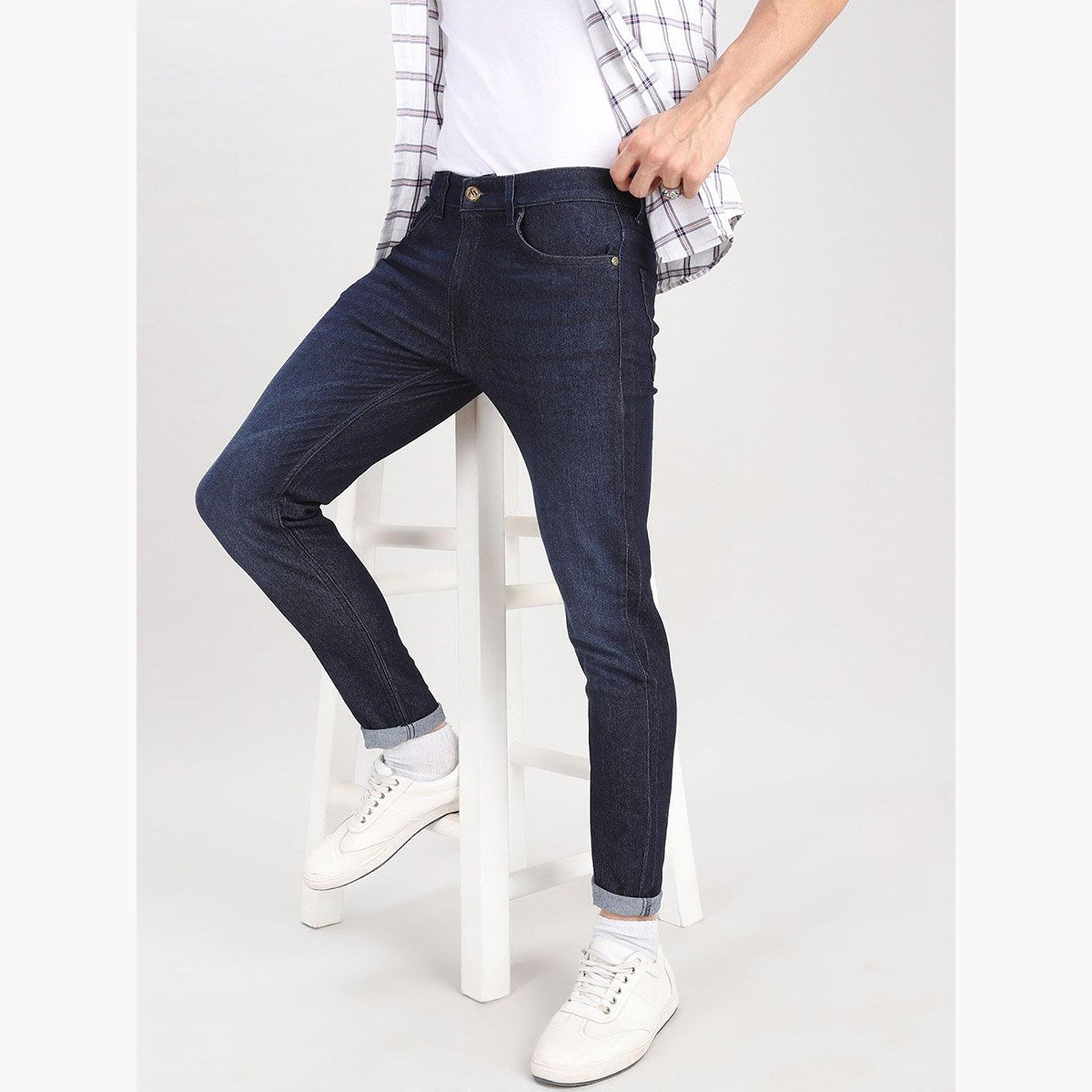 ذا انديان كراج كو × ستايلي - بنطال جينز للرجال ضيق ومنخفض الخصر-men-clothing-bottoms-jeans-image-2