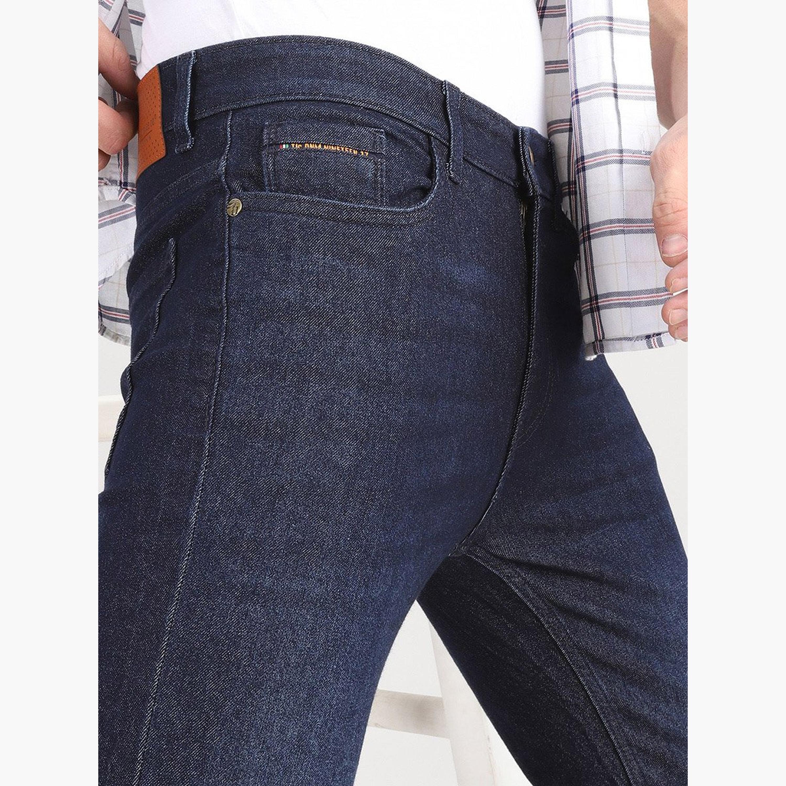 ذا انديان كراج كو × ستايلي - بنطال جينز للرجال ضيق ومنخفض الخصر-men-clothing-bottoms-jeans-image-4