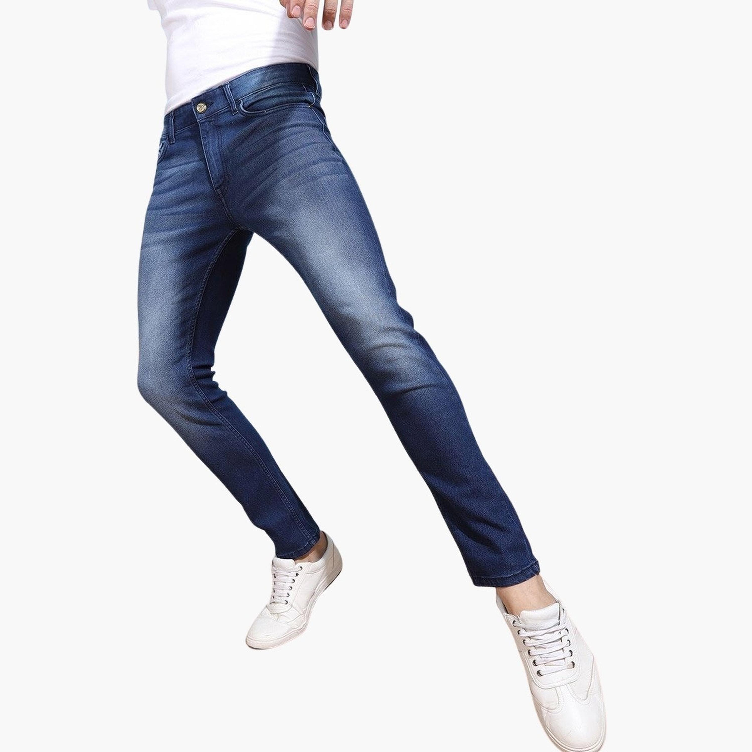 The Indian Garage Co X Styli Men Mid Rise Faded Slim Fit Jeans-men-clothing-bottoms-jeans-image-3
