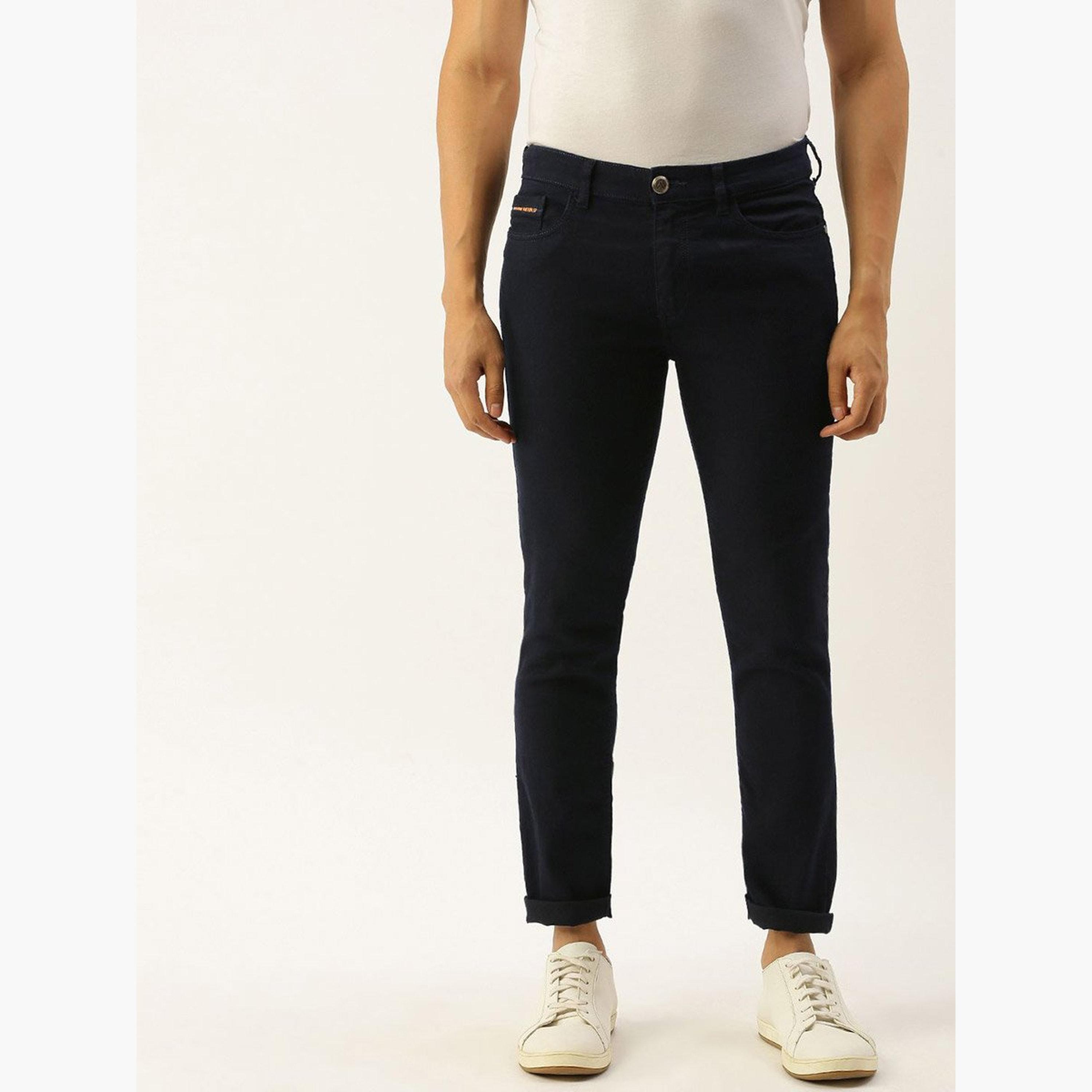 ذا انديان كراج كو × ستايلي - بنطال جينز للرجال ضيق منخفض الخصر وقابل للتمدد-men-clothing-bottoms-jeans-image-1