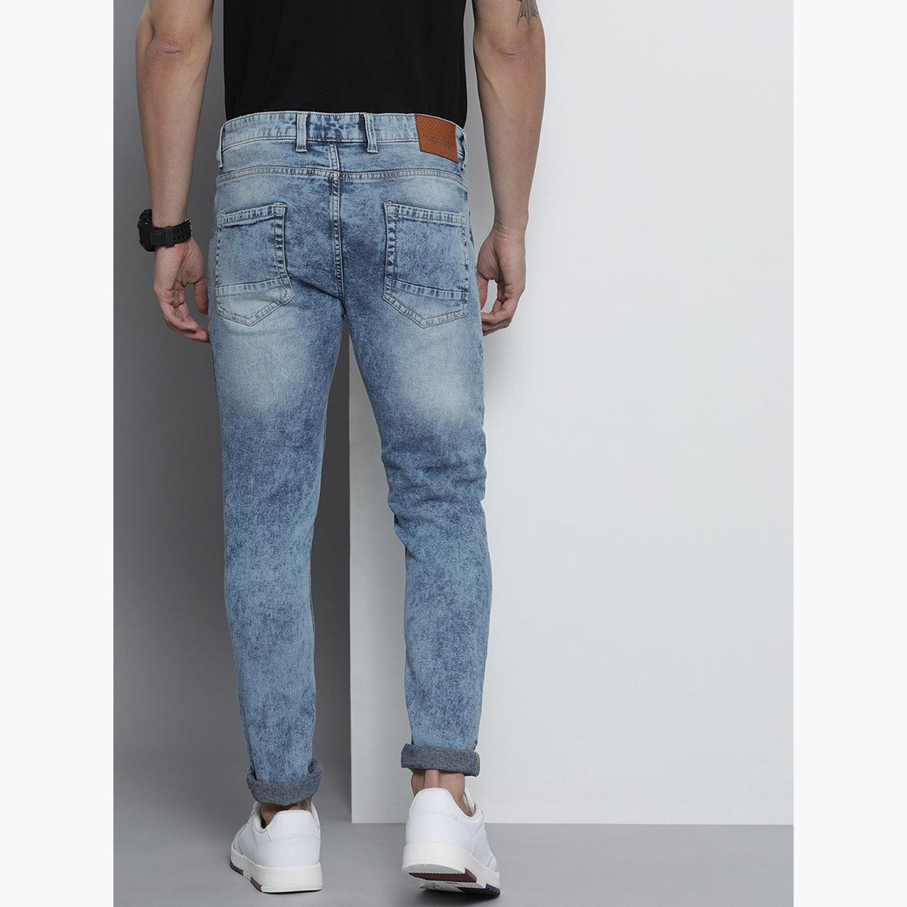 ذا انديان كراج كو × ستايلي - بنطال جينز للرجال متوسط ​​الارتفاع وممزق-men-clothing-bottoms-jeans-image-3