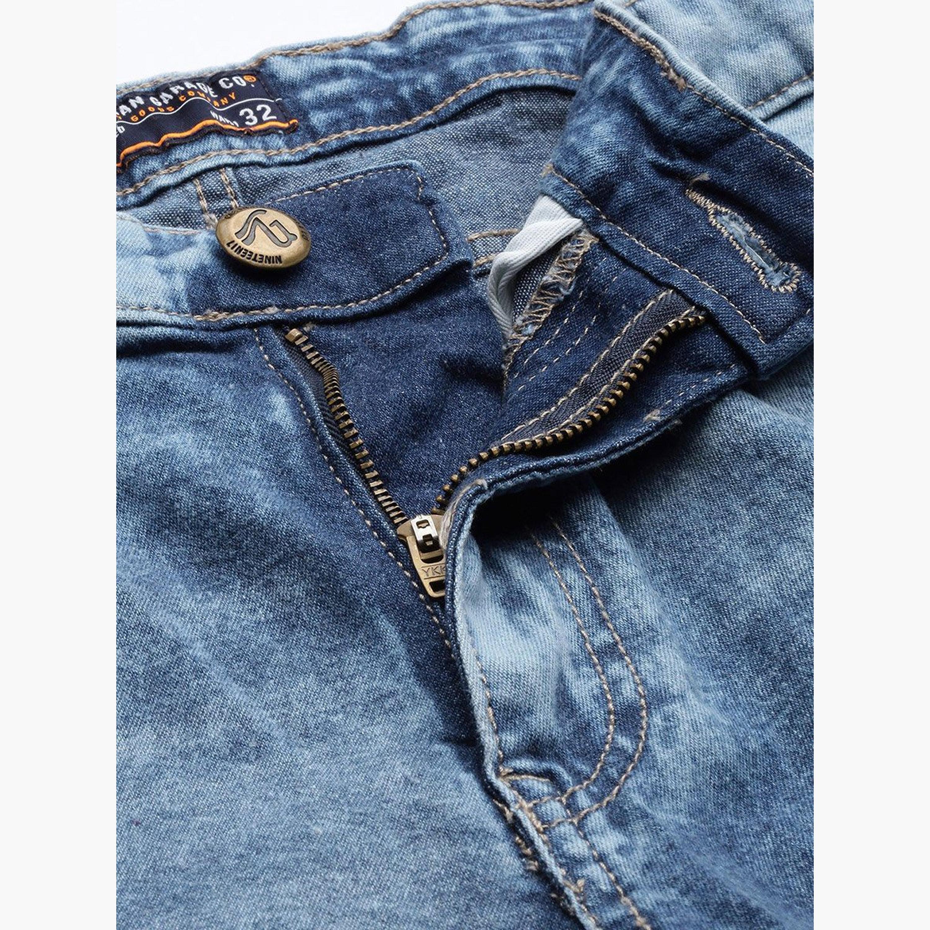 ذا انديان كراج كو × ستايلي - بنطال جينز للرجال متوسط ​​الارتفاع وممزق-men-clothing-bottoms-jeans-image-4