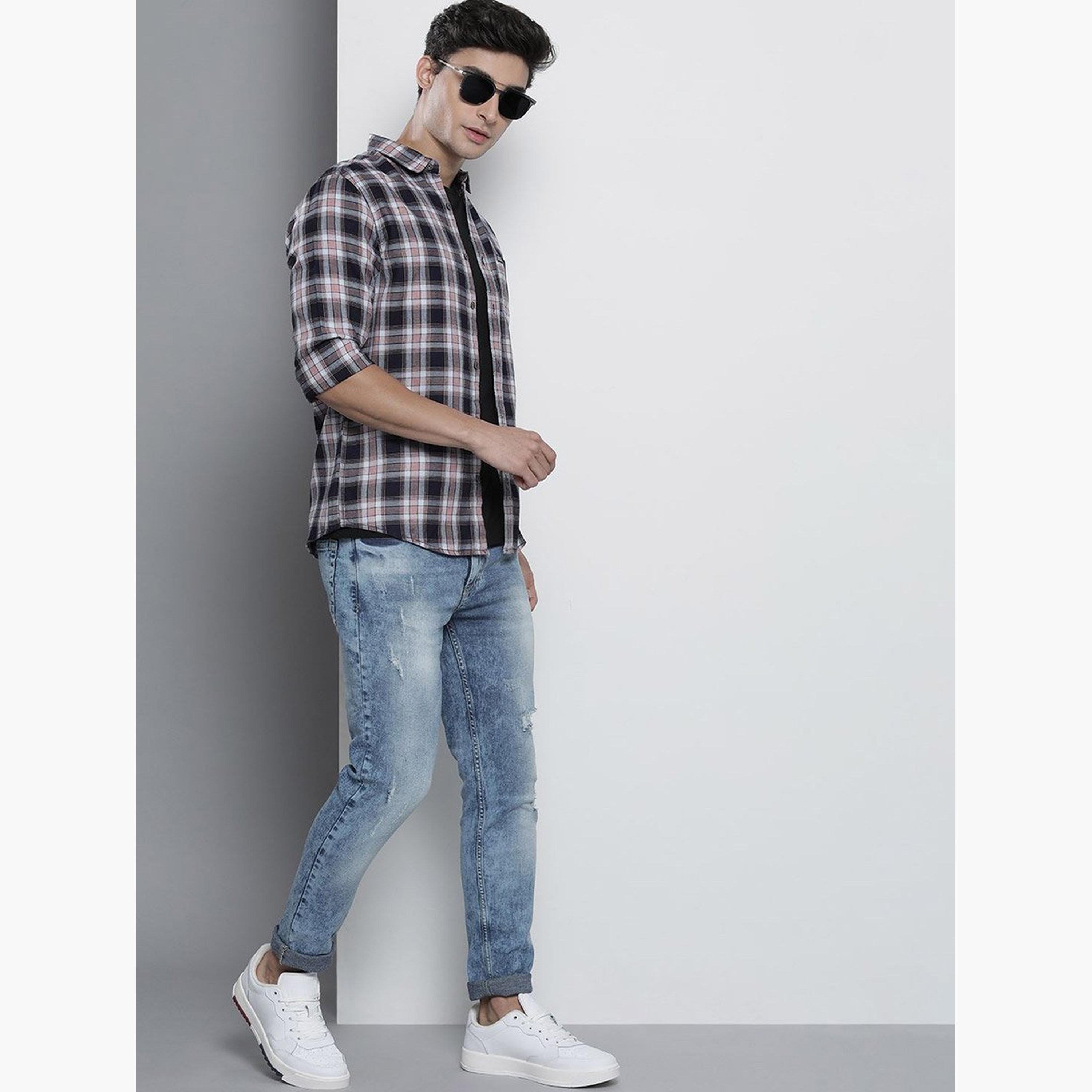 The Indian Garage Co X Styli Men Mid Rise Distressed Jeans-men-clothing-bottoms-jeans-image-5