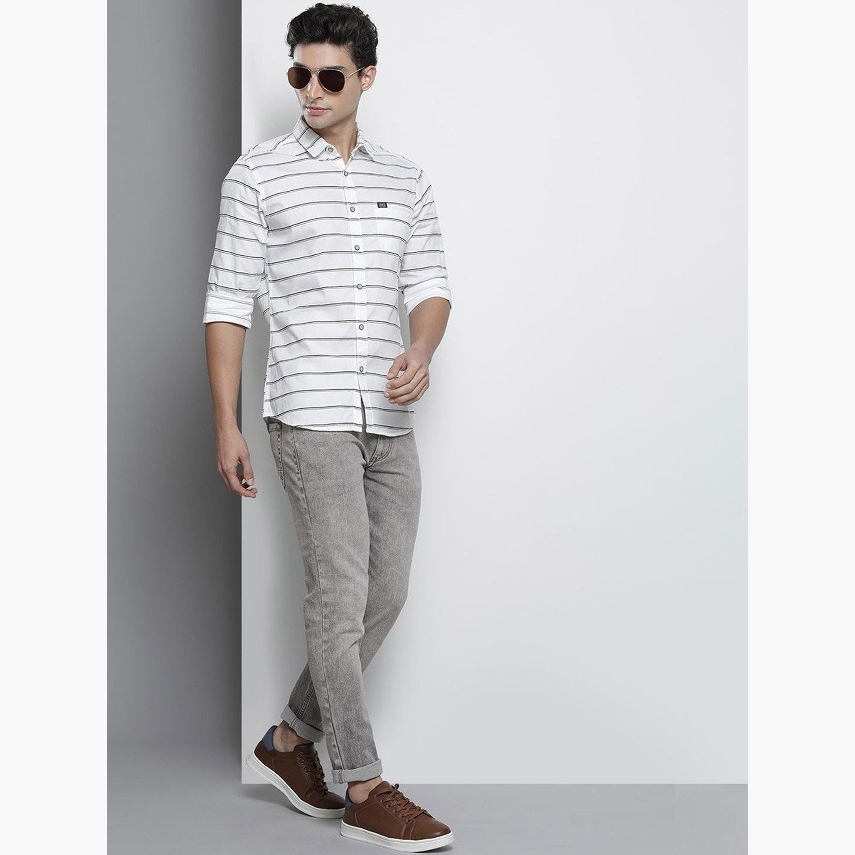 ذا انديان كراج كو × ستايلي - بنطال جينز للرجال تصميم ضيق وخصر متوسط-men-clothing-bottoms-jeans-image-5