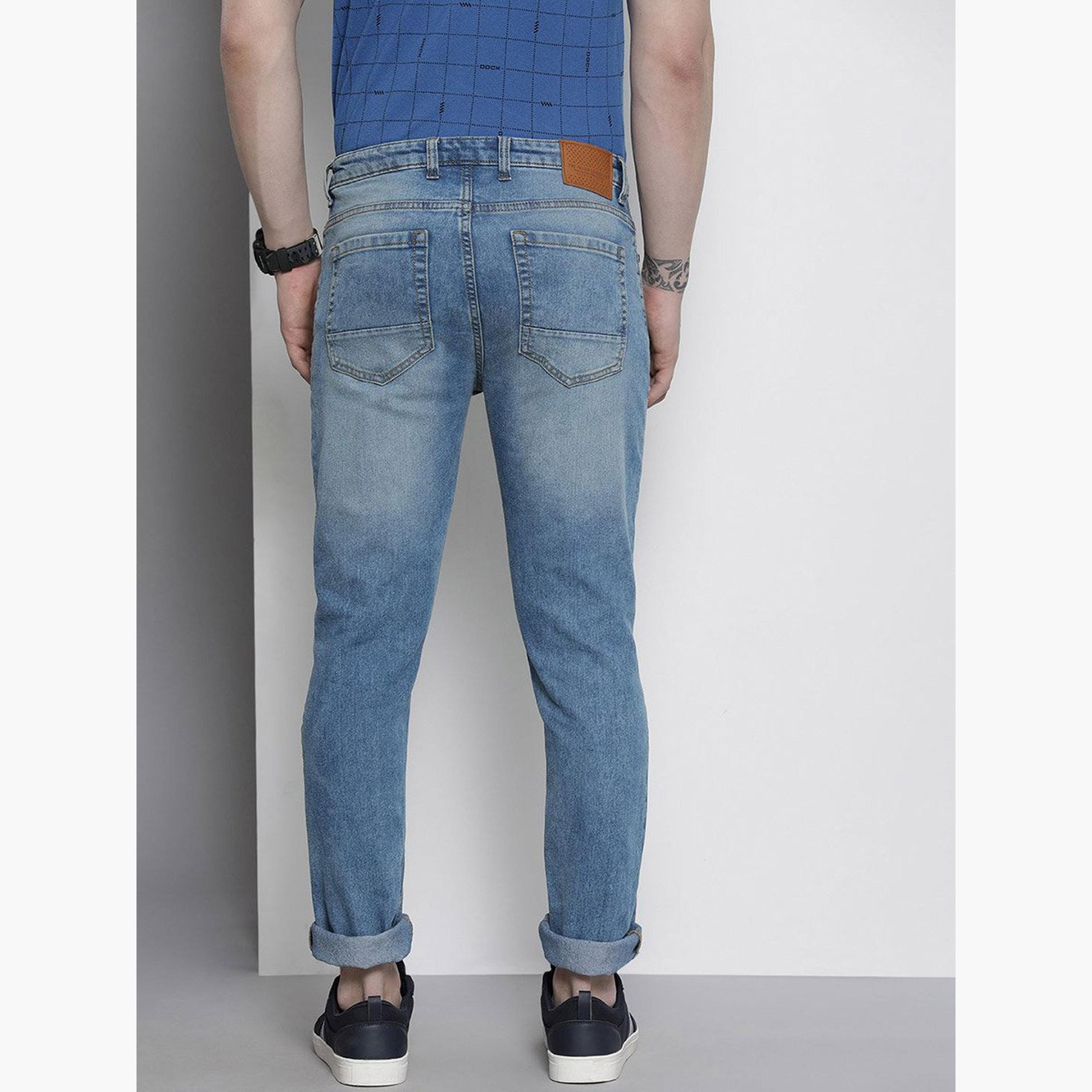 ذا انديان كراج كو × ستايلي - بنطال جينز للرجال متوسط ​​الارتفاع وخفيف الوزن-men-clothing-bottoms-jeans-image-3