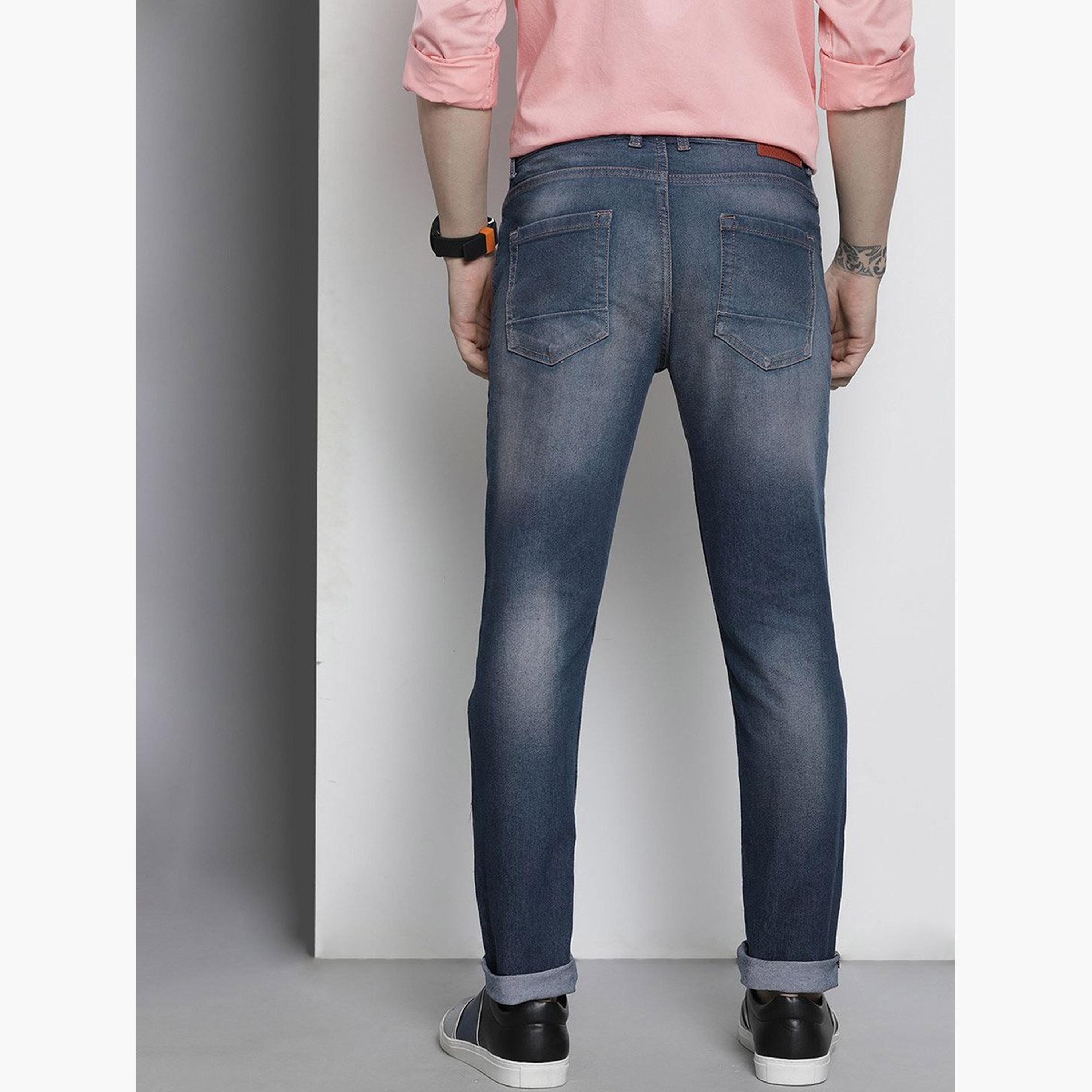The Indian Garage Co X Styli Men Mid Rise Slim Fit Stretchable Jeans-men-clothing-bottoms-jeans-image-3