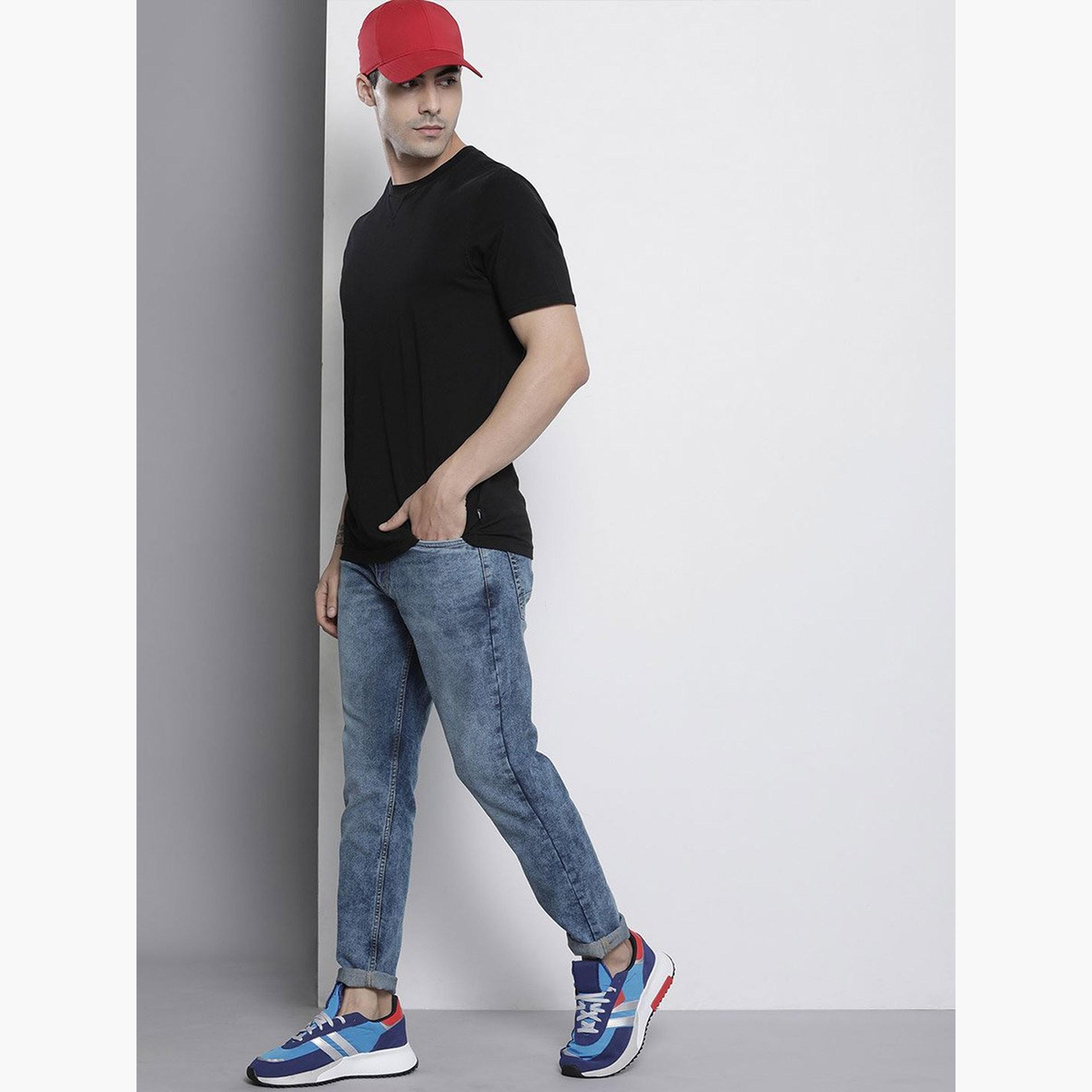 ذا انديان كراج كو × ستايلي - بنطال جينز للرجال ضيق متوسط ​​الارتفاع وقابل للتمدد-men-clothing-bottoms-jeans-image-5