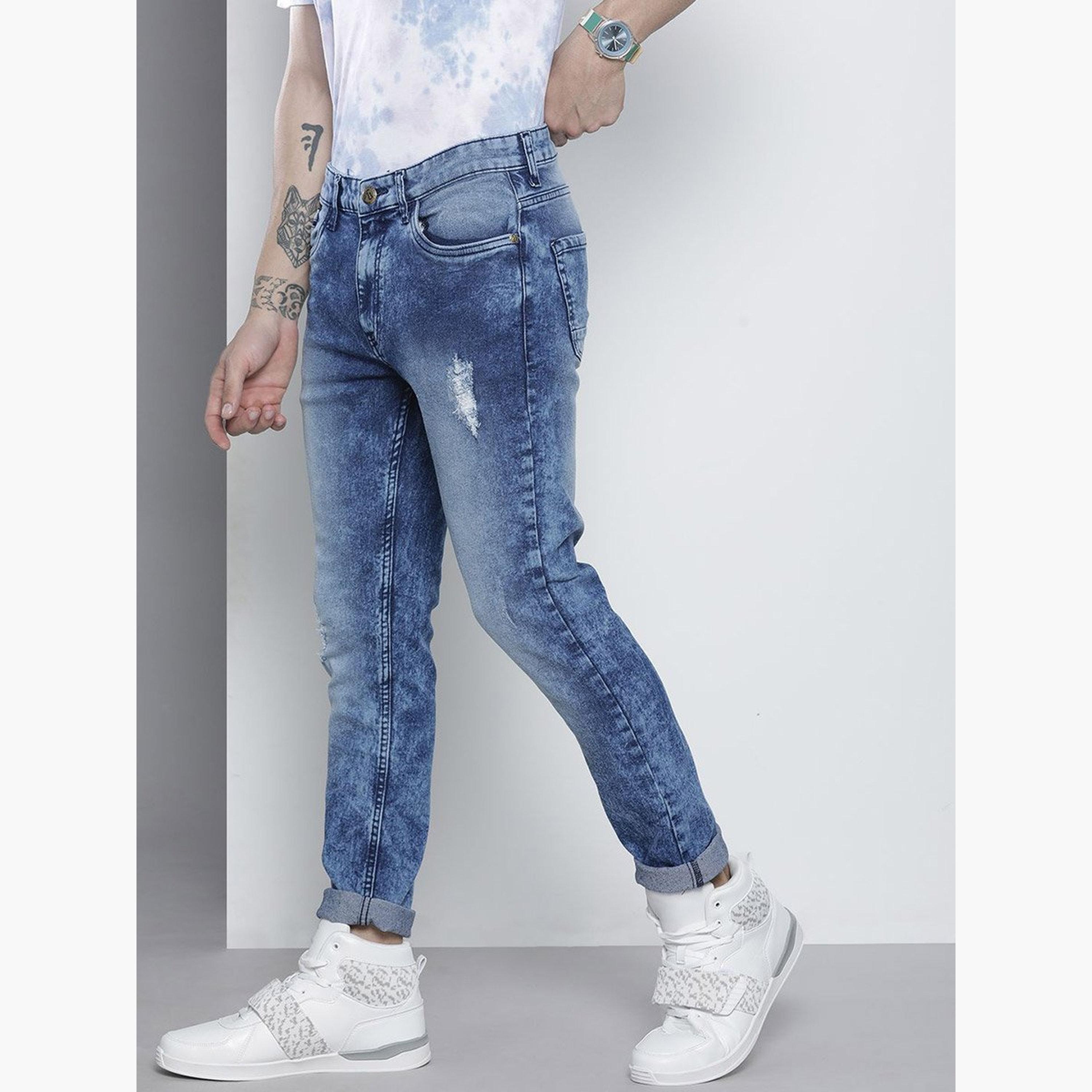 The Indian Garage Co X Styli Men Mid Rise Slim Fit Stretchable Jeans-men-clothing-bottoms-jeans-image-2