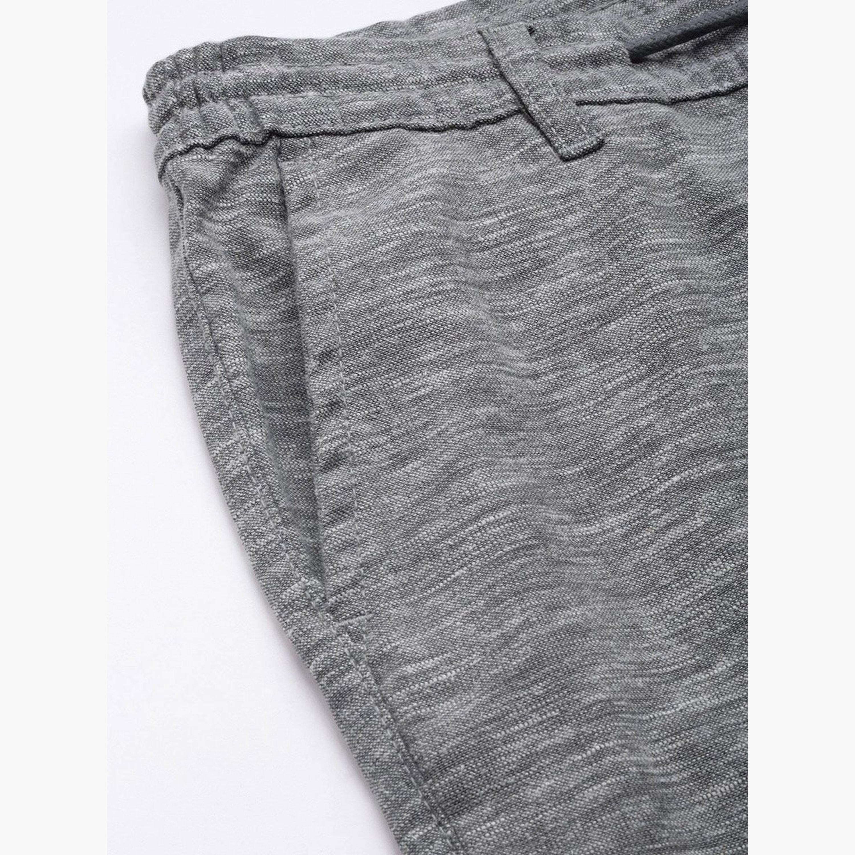 ذا انديان كراج كو × ستايلي - بنطال رياضي للرجال رمادي اللون تصميم ضيق-men-clothing-sportswearandactivewear-bottoms-joggers-image-6