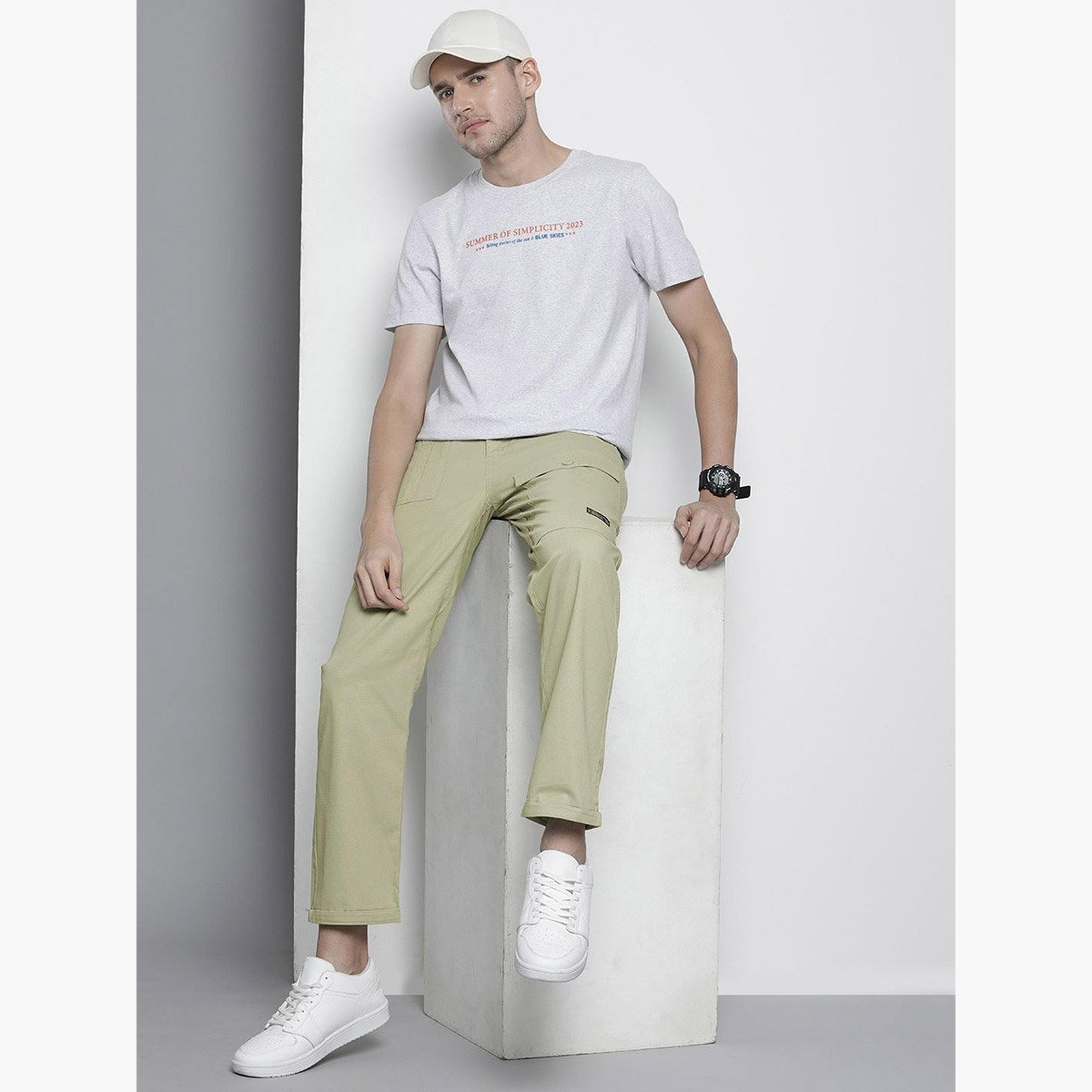The Indian Garage Co X Styli Men Green Slim Fit Cargo Trousers-men-clothing-bottoms-trousersandchinos-trousers-image-5