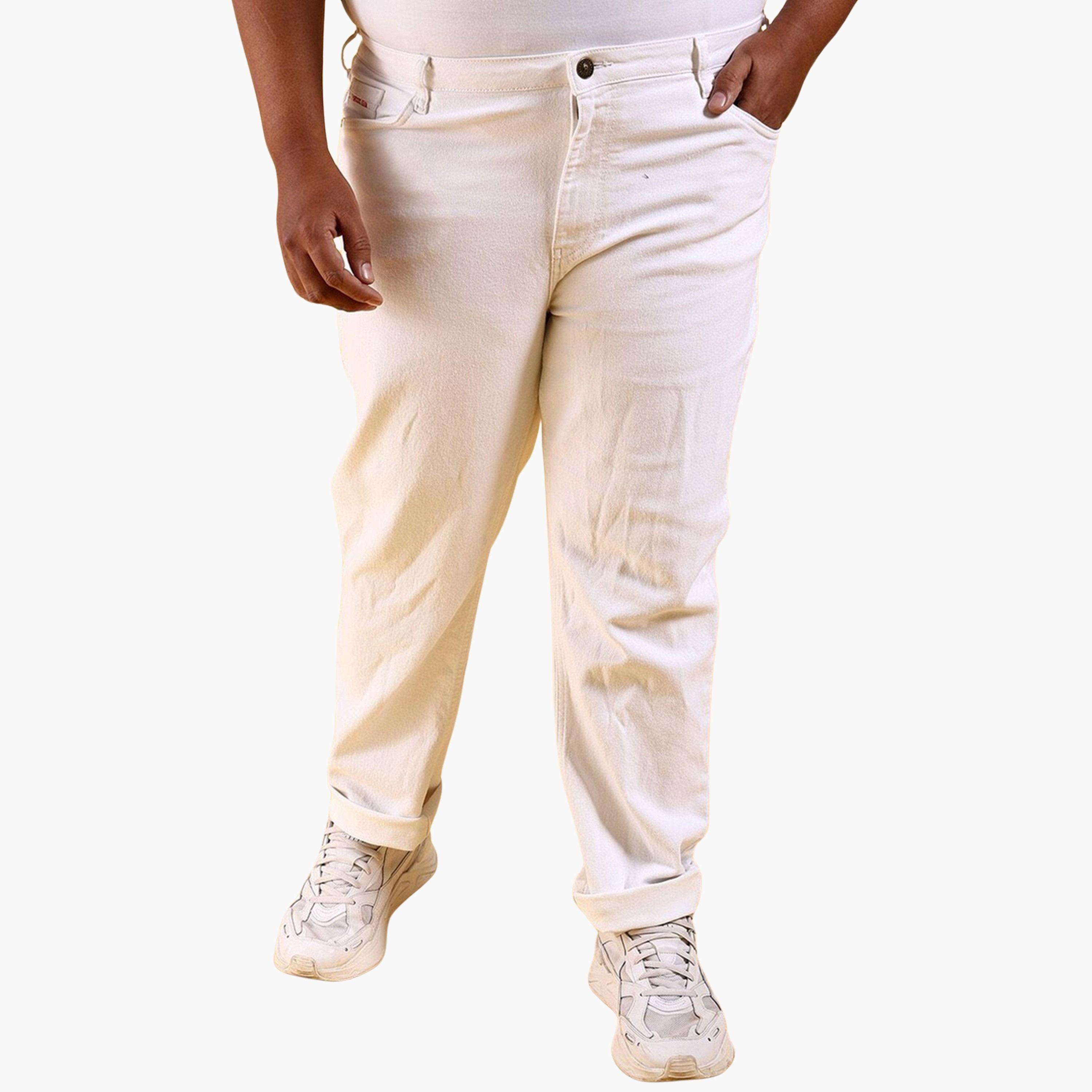 هاردسودا × ستايلي - بنطال جينز رجالي تصميم نحيف بمقاسات كبيرة-men-clothing-bottoms-jeans-image-1