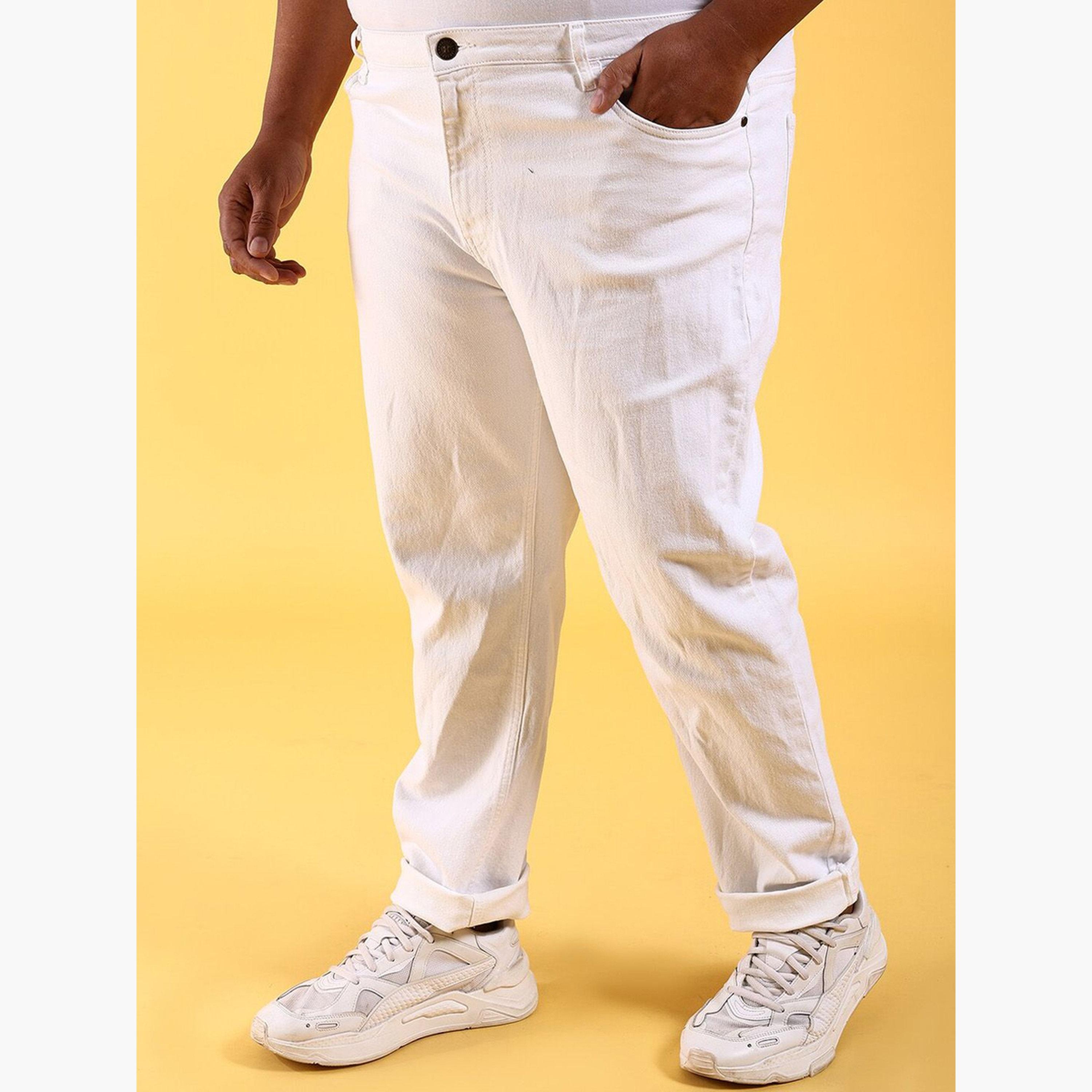 هاردسودا × ستايلي - بنطال جينز رجالي تصميم نحيف بمقاسات كبيرة-men-clothing-bottoms-jeans-image-5