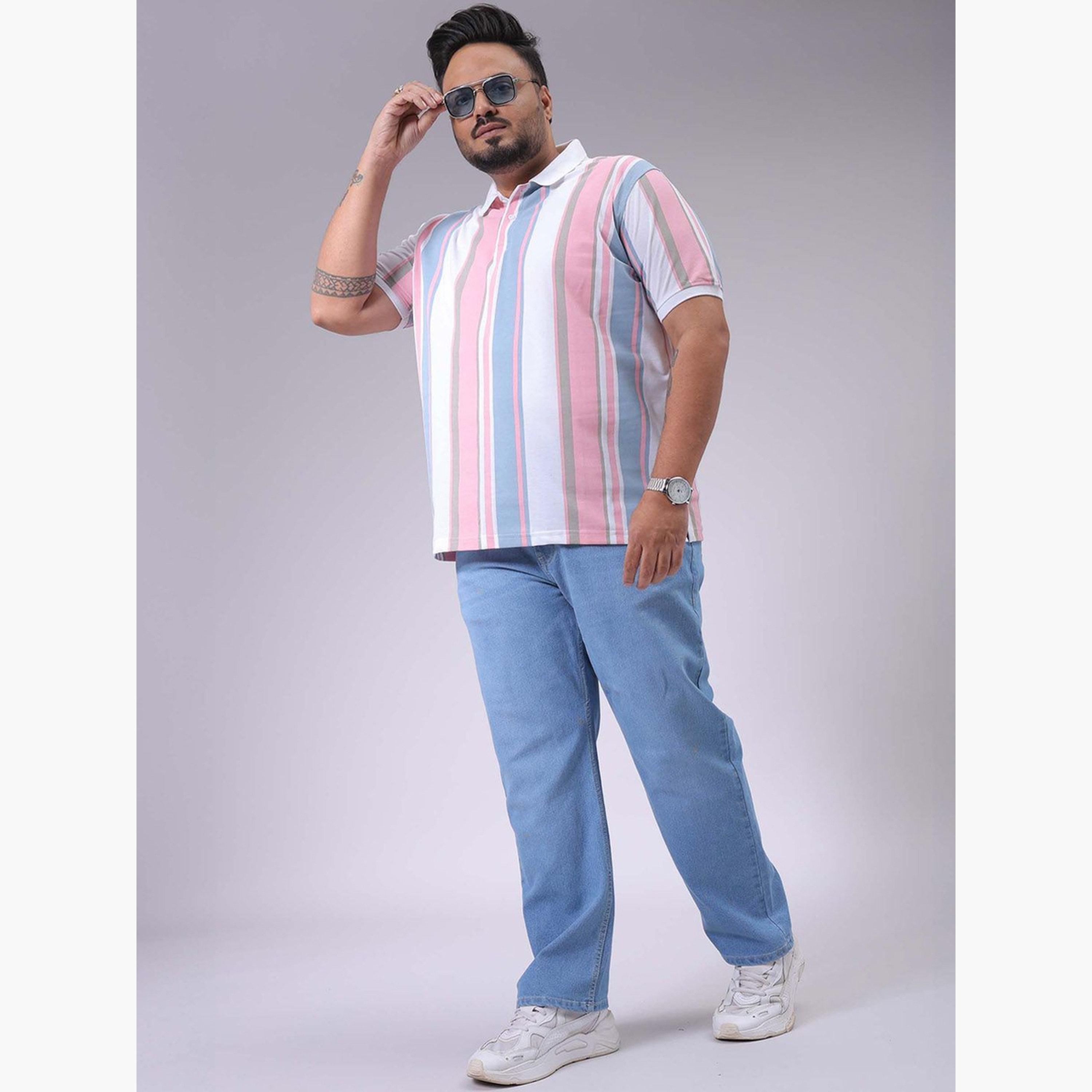 HardSoda X Styli Plus Size Men Straight Fit Solid Jeans-men-clothing-bottoms-jeans-image-2