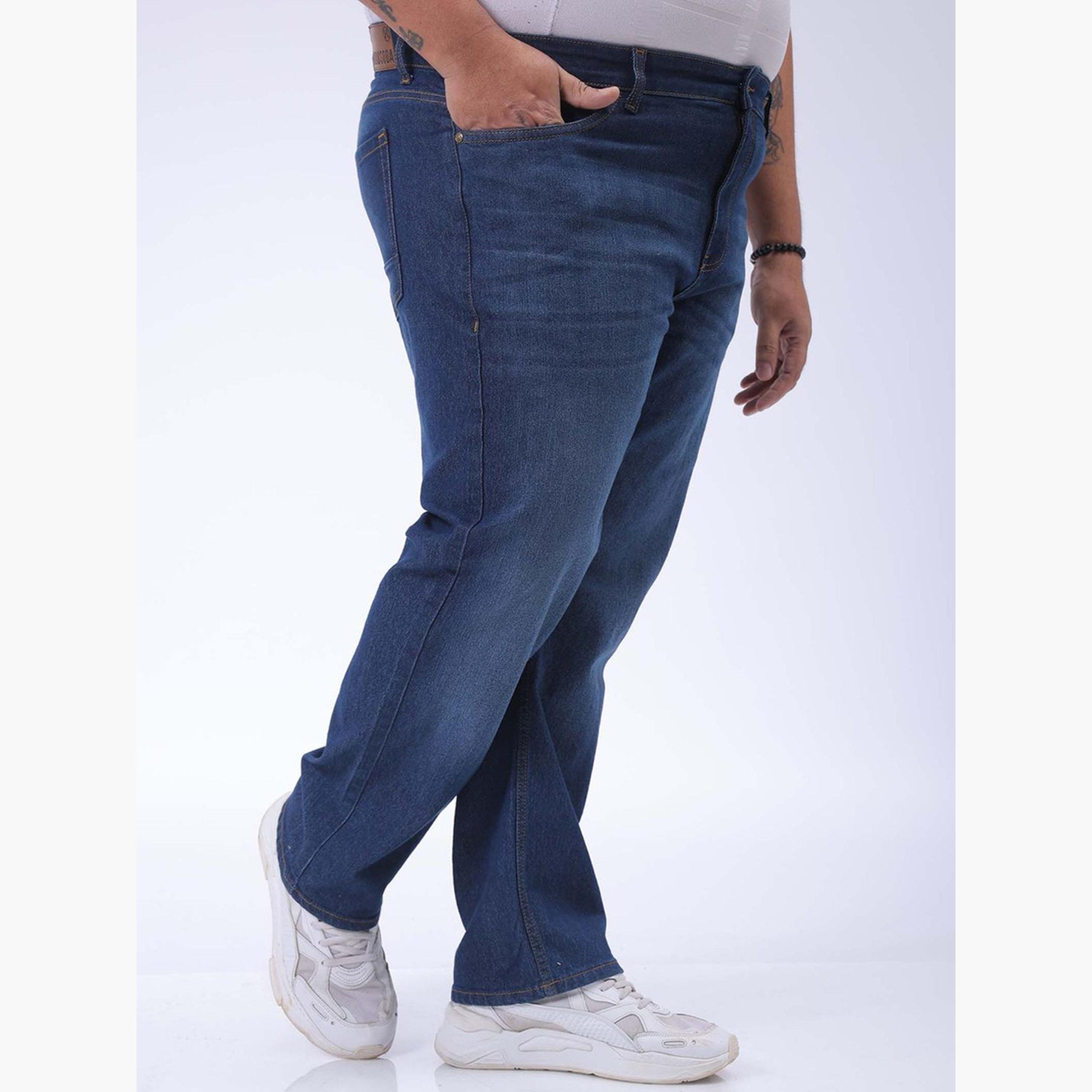 هاردسودا × ستايلي - بنطال جينز رجالي بقصّة مستقيمة وحجم كبير-men-clothing-bottoms-jeans-image-4