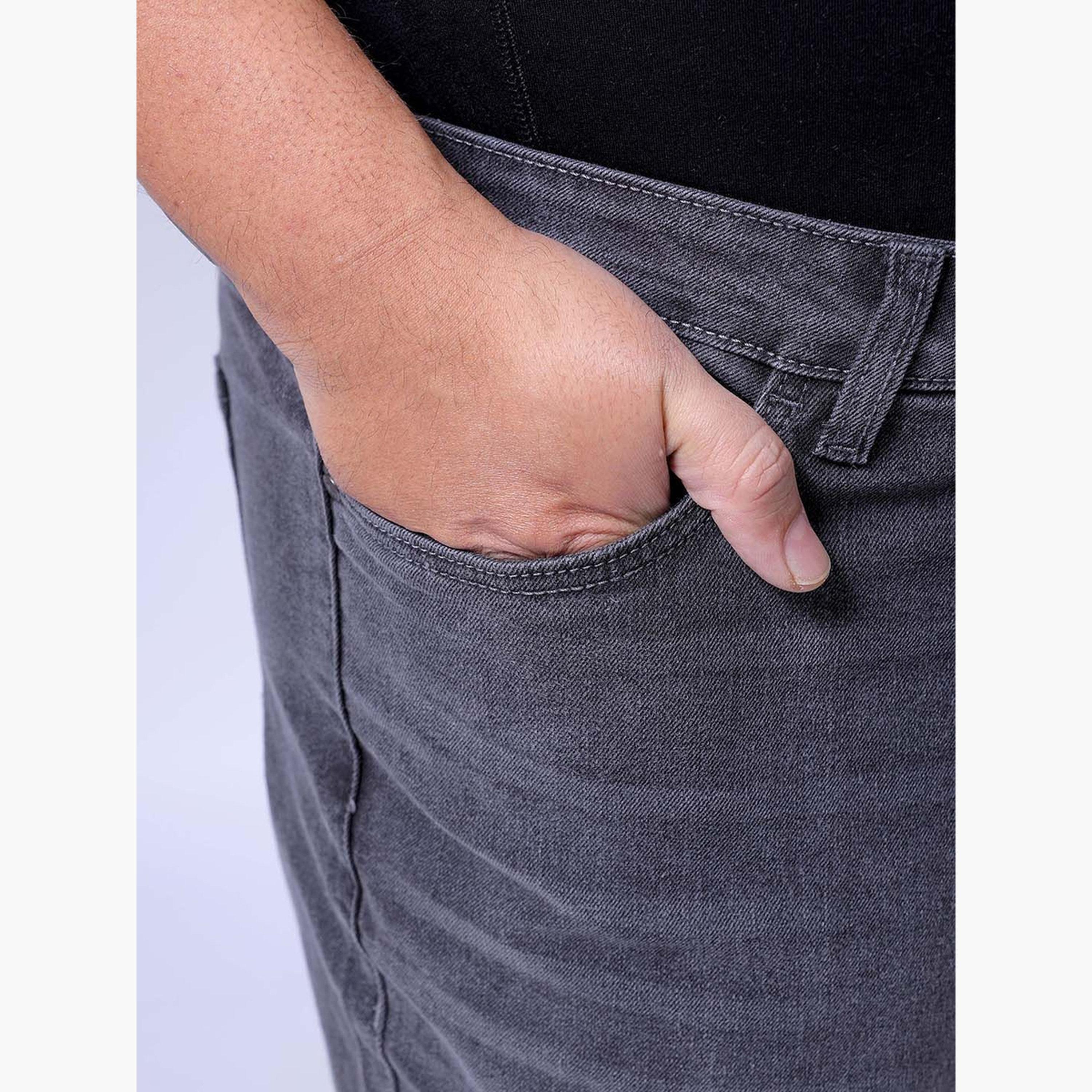HardSoda X Styli Plus Size Men Bootcut Stretchable Jeans-men-clothing-bottoms-jeans-image-6