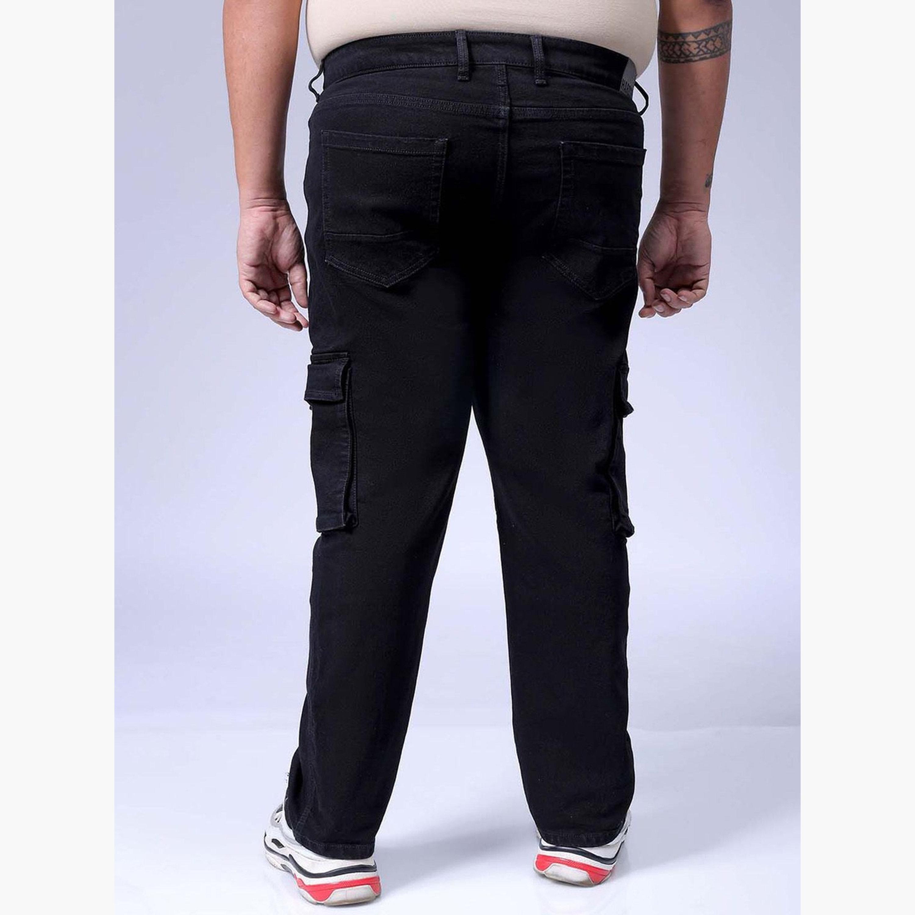 HardSoda X Styli Plus Size Men Regular Fit Cargo Jeans-men-clothing-bottoms-jeans-image-5