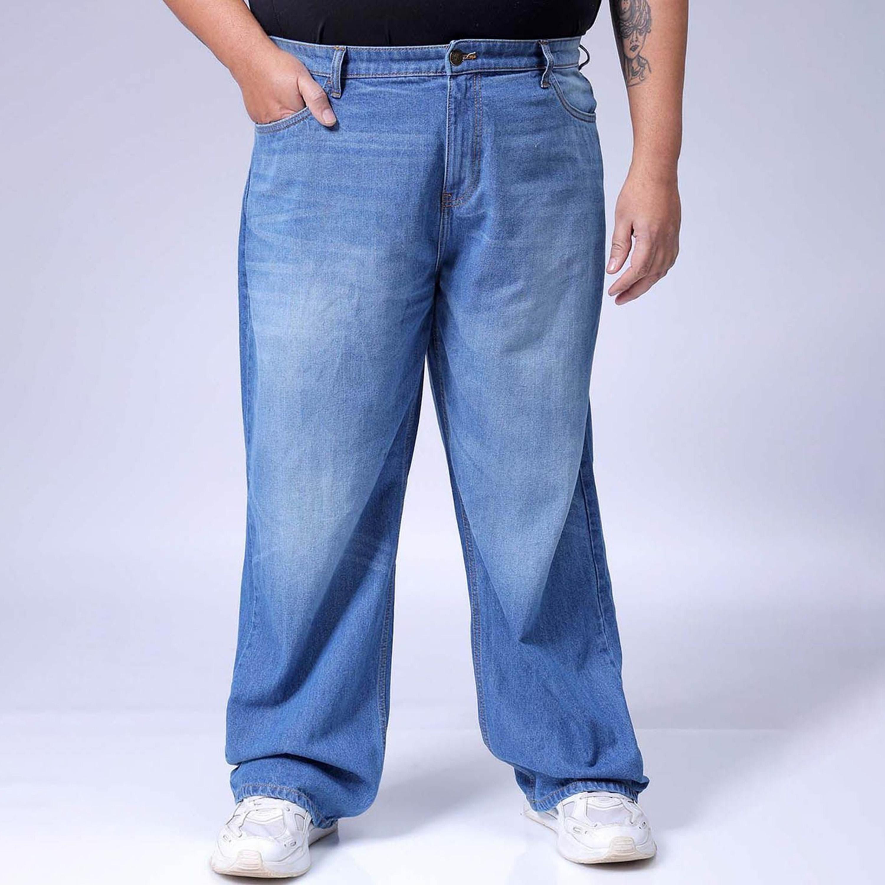 HardSoda X Styli Plus Size Men Faded Baggy Fit Jeans-men-clothing-bottoms-jeans-image-1