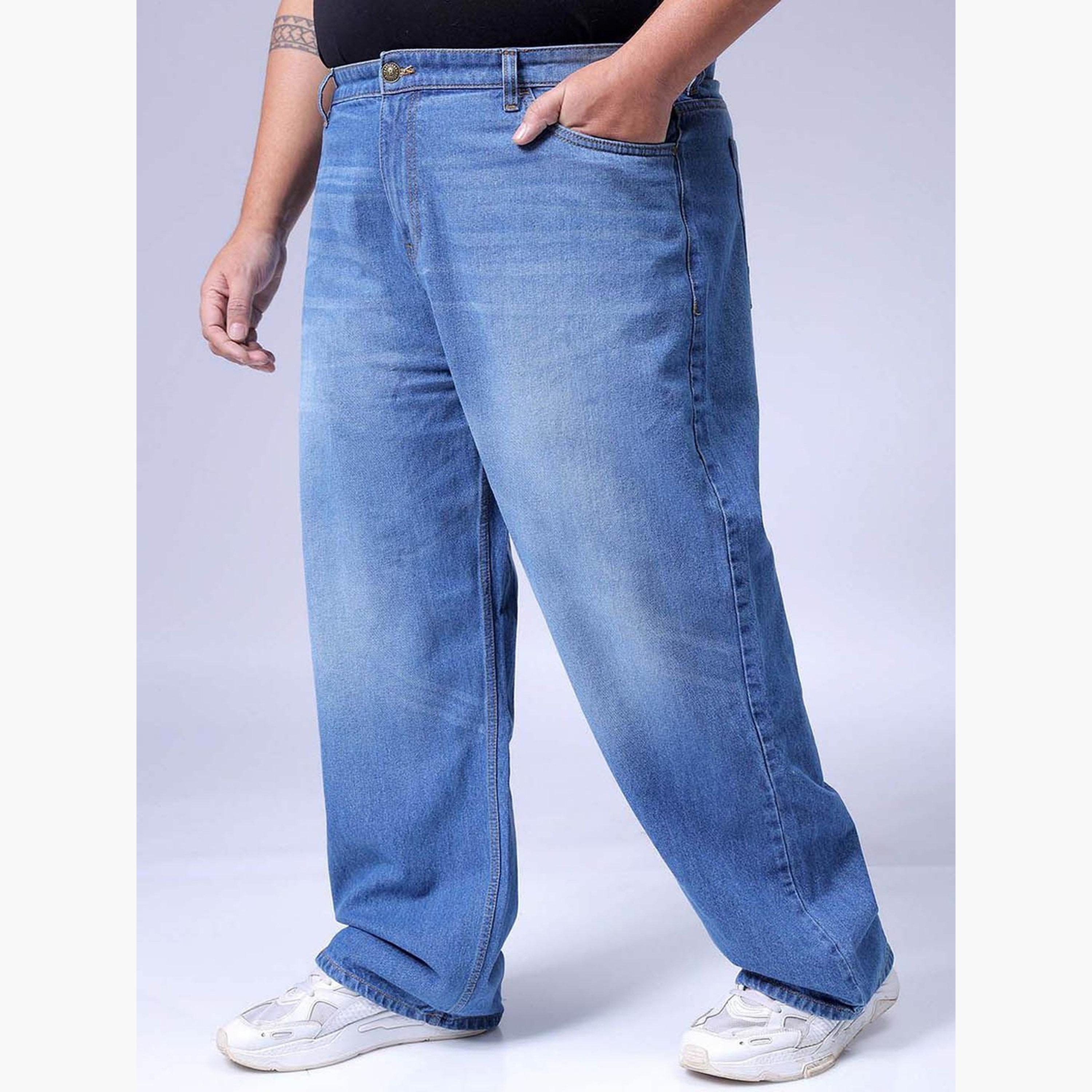 HardSoda X Styli Plus Size Men Faded Baggy Fit Jeans-men-clothing-bottoms-jeans-image-3