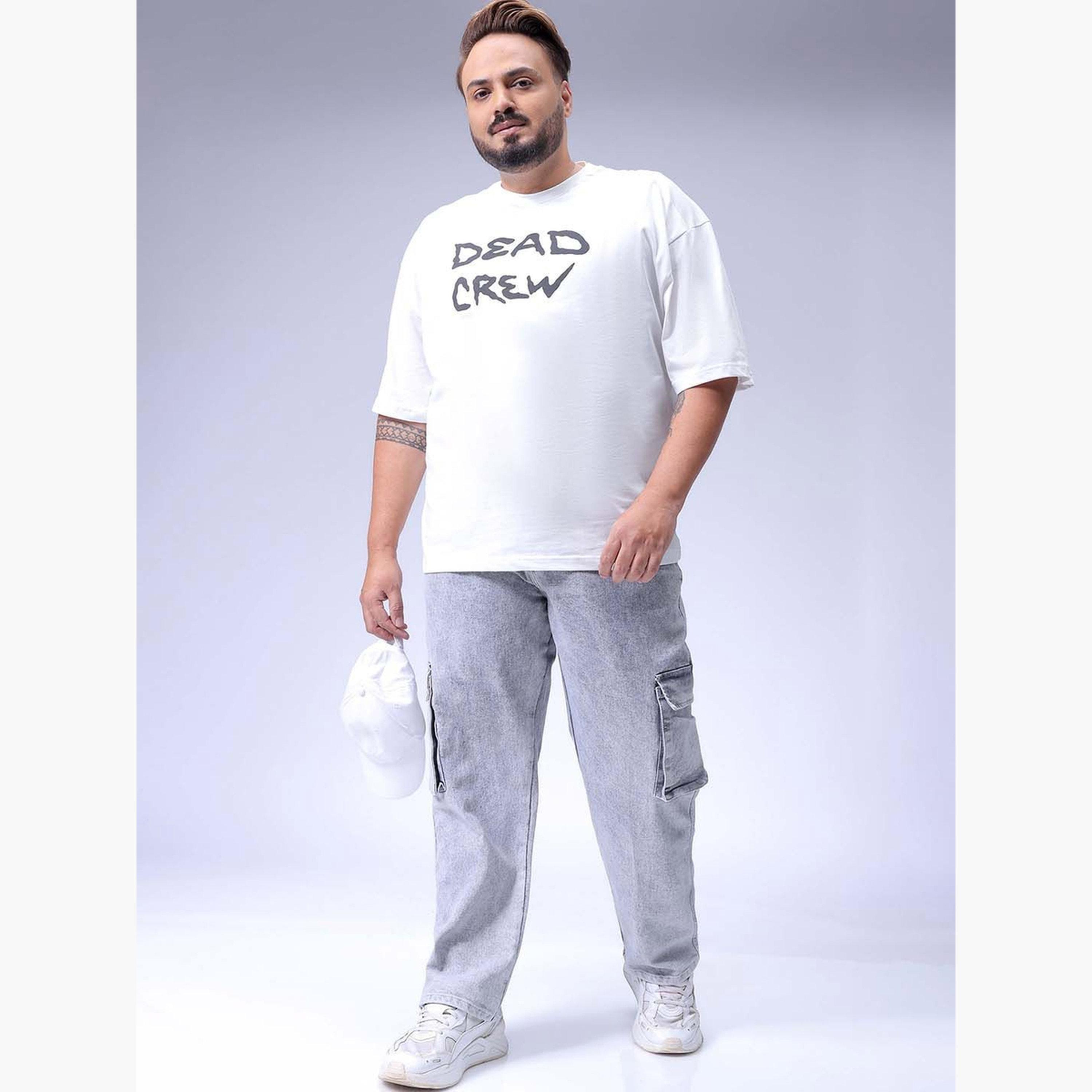هاردسودا × ستايلي - بنطال جينز كارغو مريح للرجال بمقاسات كبيرة-men-clothing-bottoms-jeans-image-2