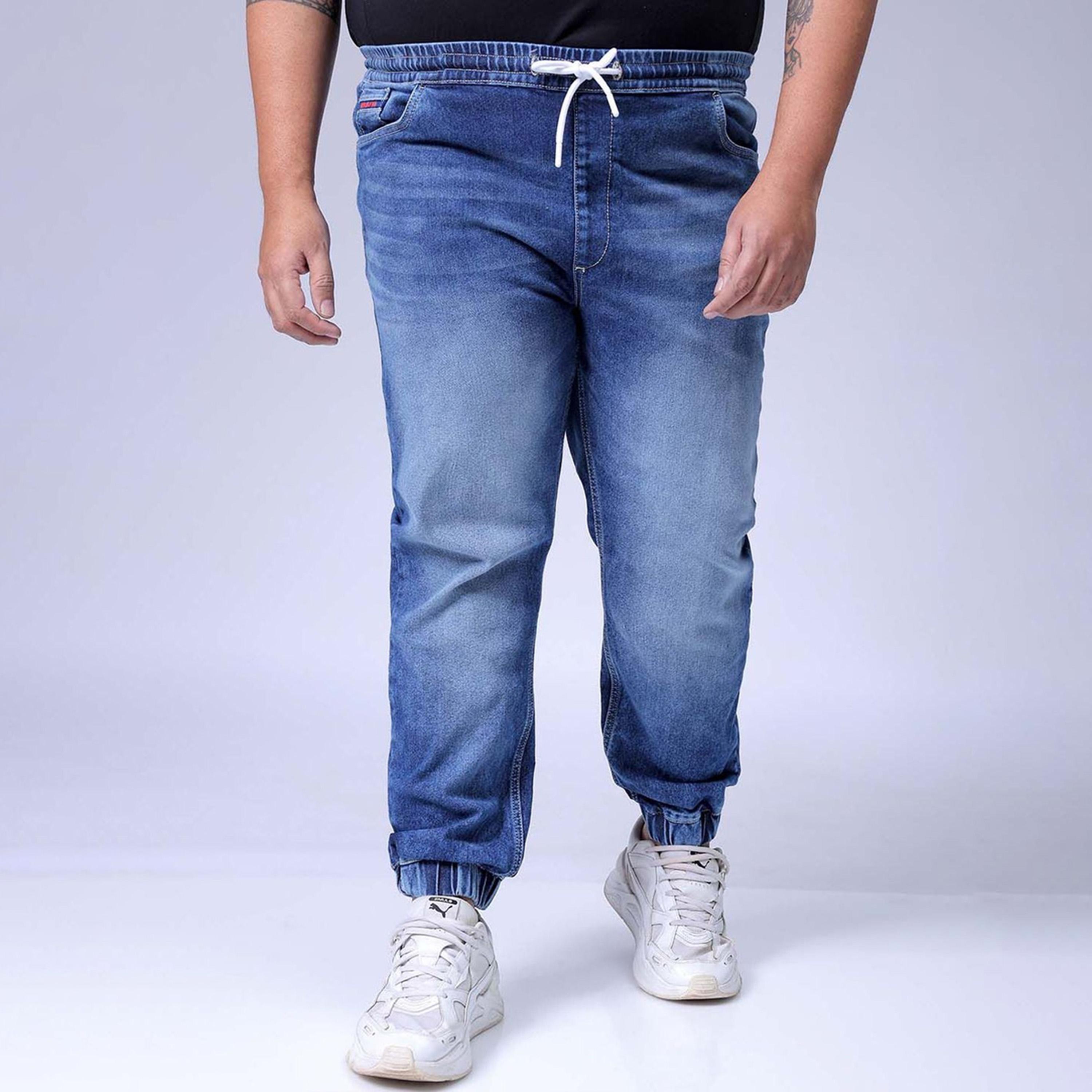 HardSoda X Styli Plus Size Men Faded Slim Fit Jeans-men-clothing-bottoms-jeans-image-1