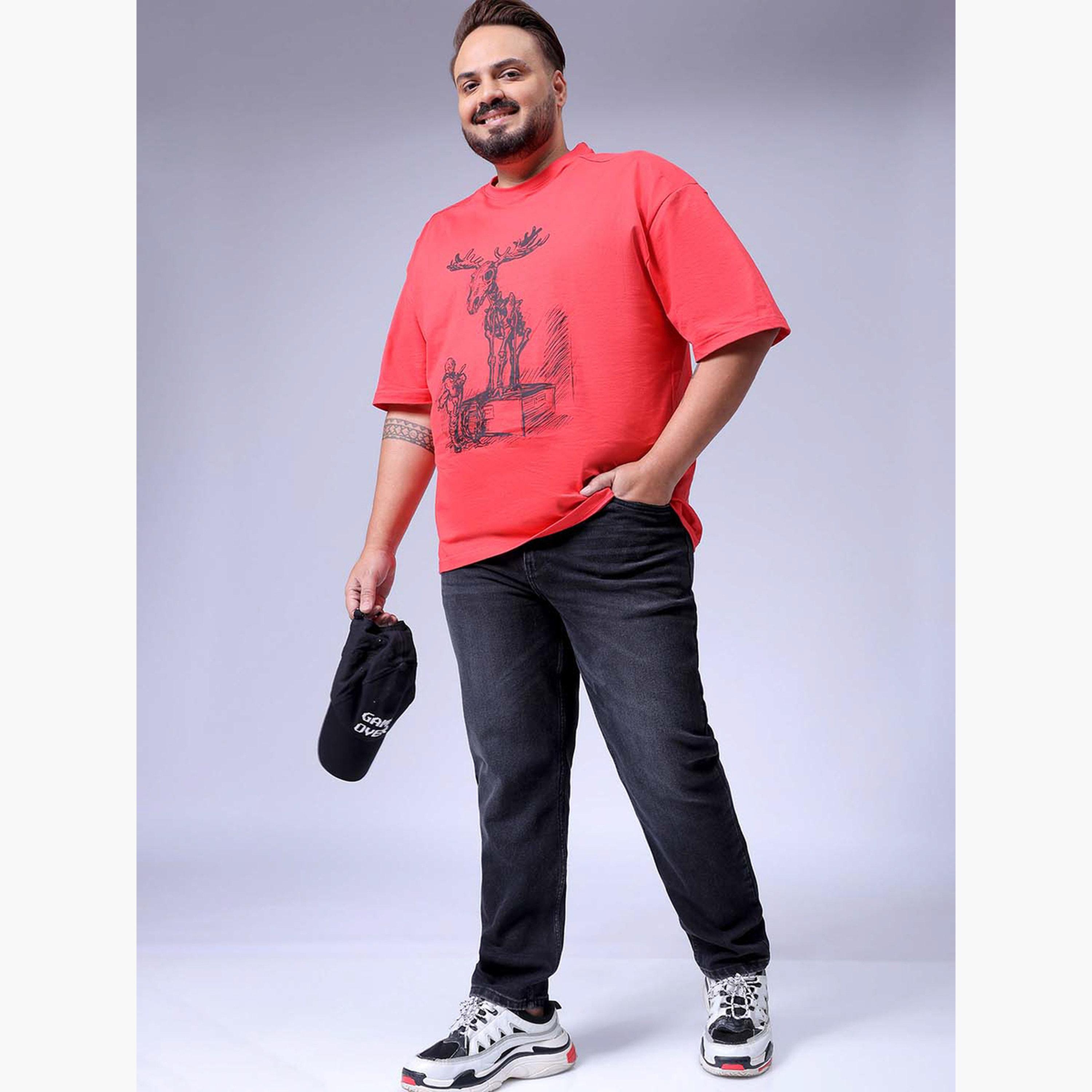Hardsoda X Styli Plus Size Men Regular Fit Black Jeans-men-clothing-bottoms-jeans-image-2