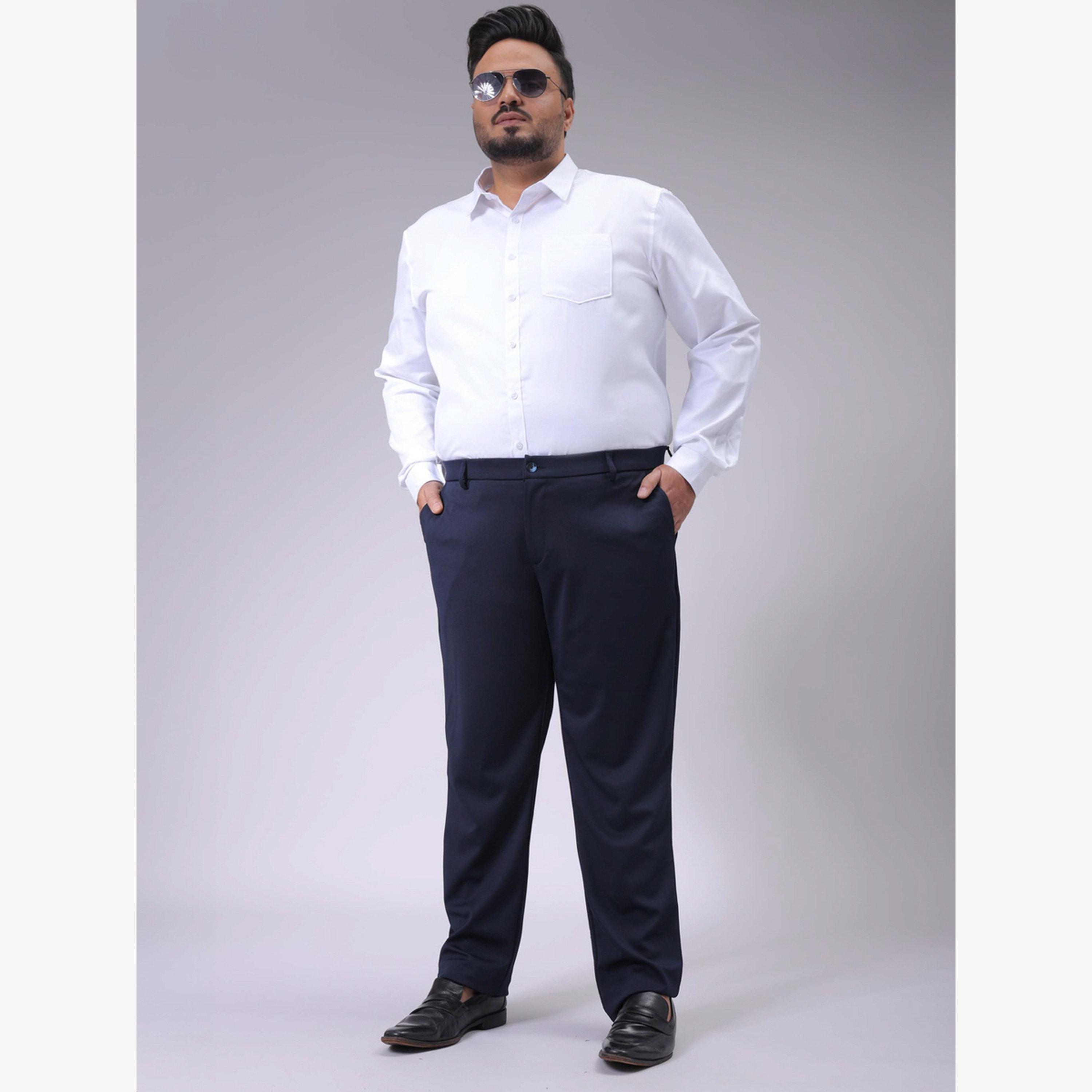 هارد صودا × ستايلي - بنطال تشينو أزرق داكن للرجال مقاس كبير-men-clothing-bottoms-trousersandchinos-chinos-image-2