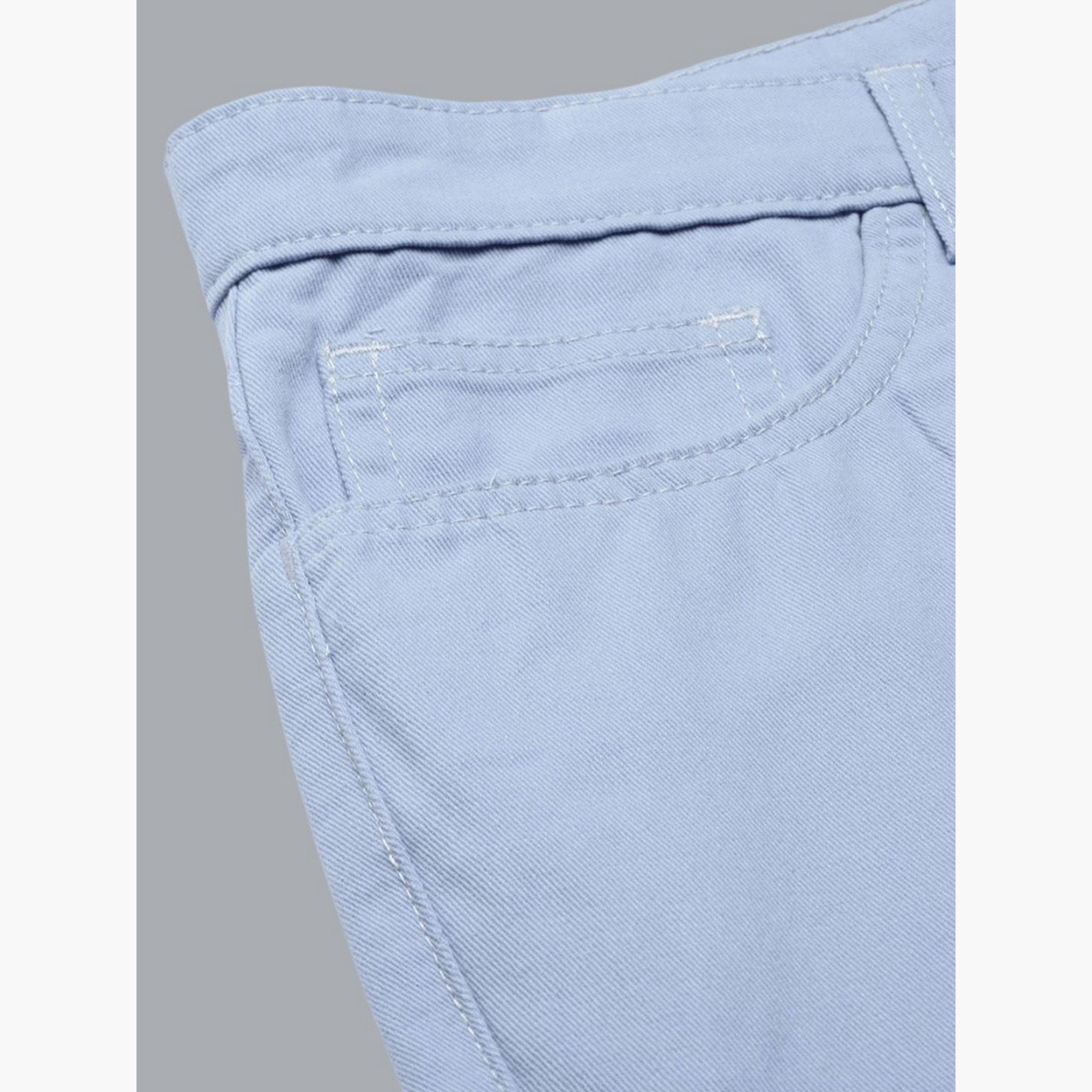 ذا انديان كراج كو × ستايلي - شورت رجالي تصميم نحيف لون الأزرق-men-clothing-bottoms-shorts-image-5