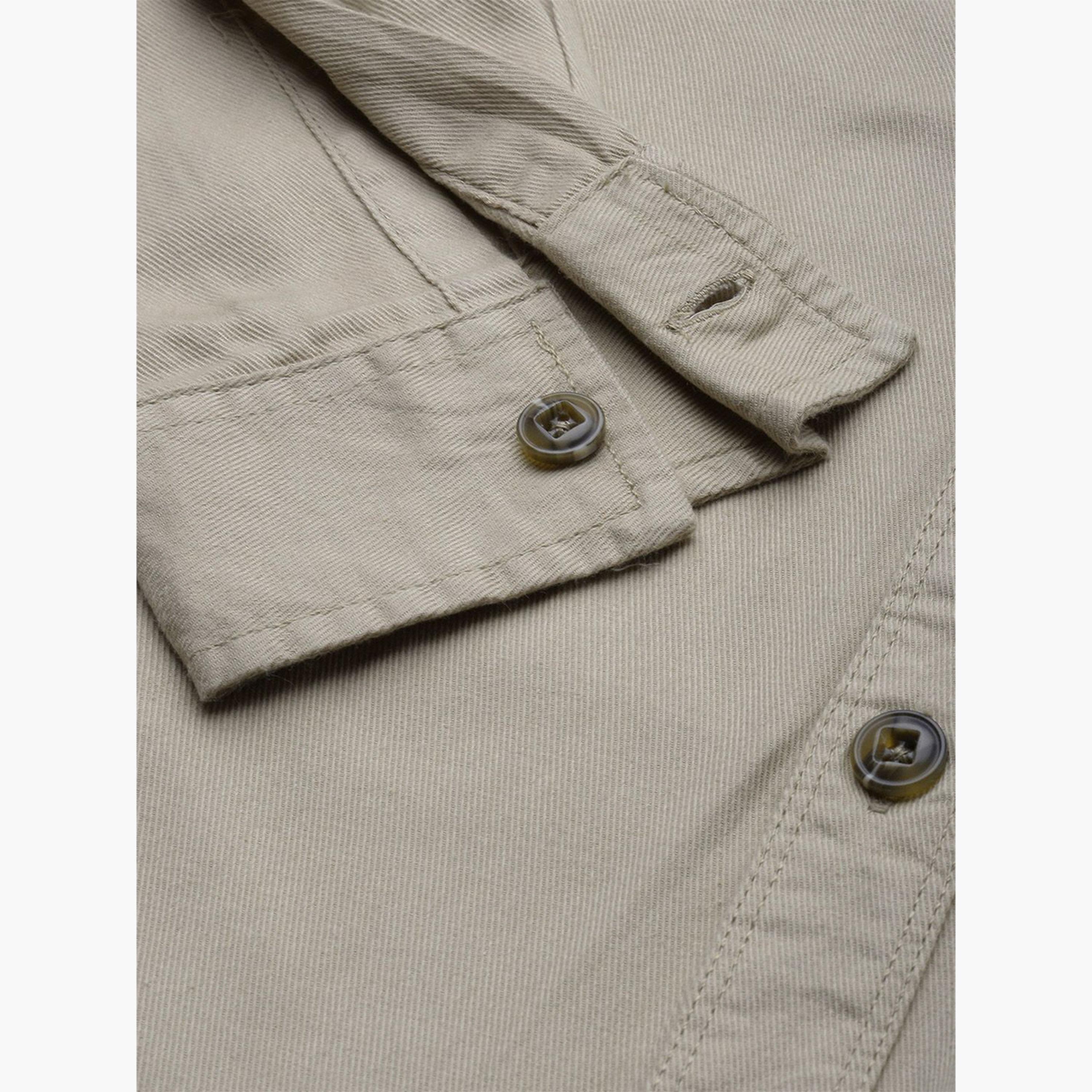 ذا انديان كراج كو × ستايلي - قميص رجالي بقبعة لون كاكي-men-clothing-shirts-image-3