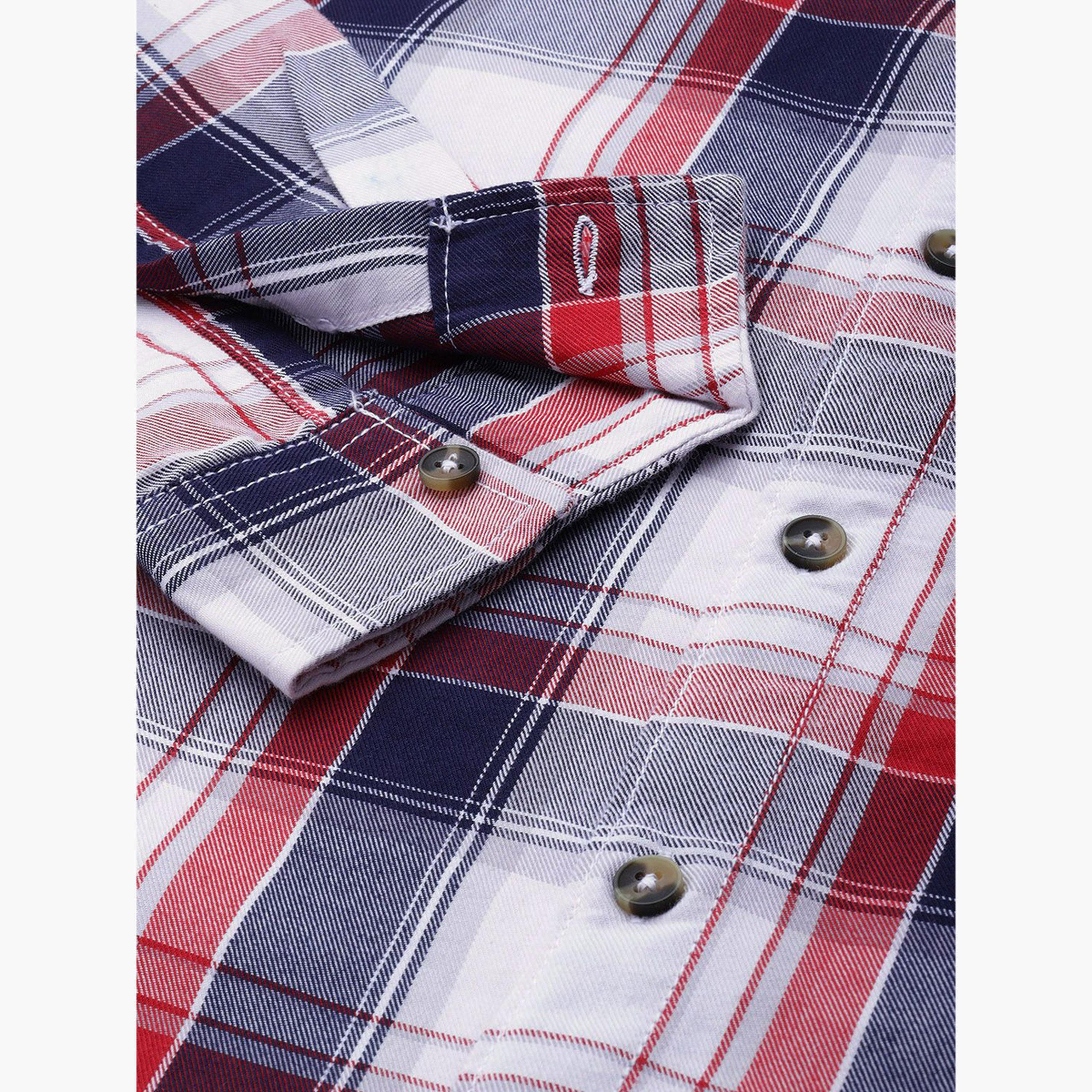 ذا انديان كراج كو × ستايلي - قميص رجالي بطبعة مربعات-men-clothing-shirts-image-3