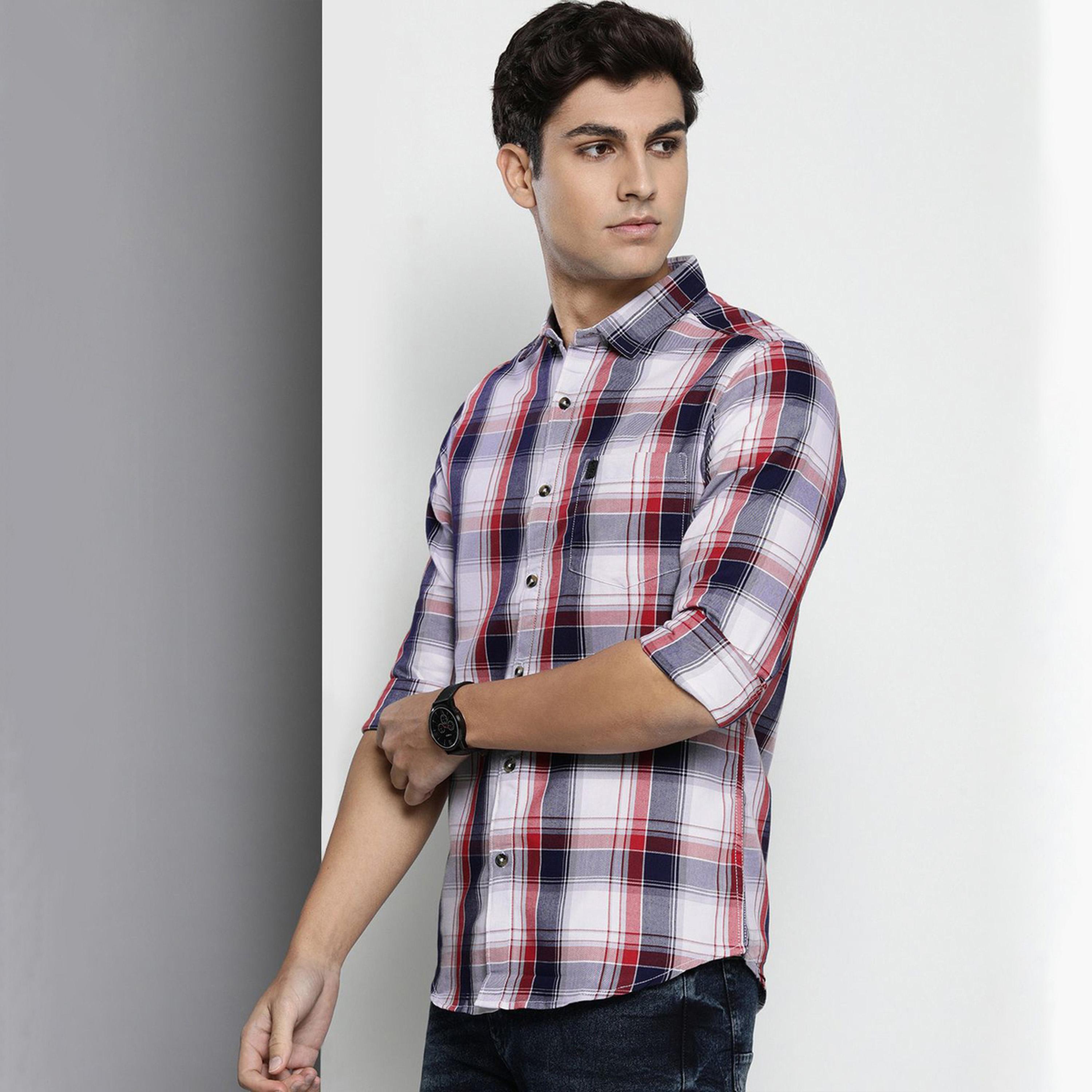 The Indian Garage Co X Styli Men Multi Checked Regular Fit Shirt-men-clothing-shirts-image-5