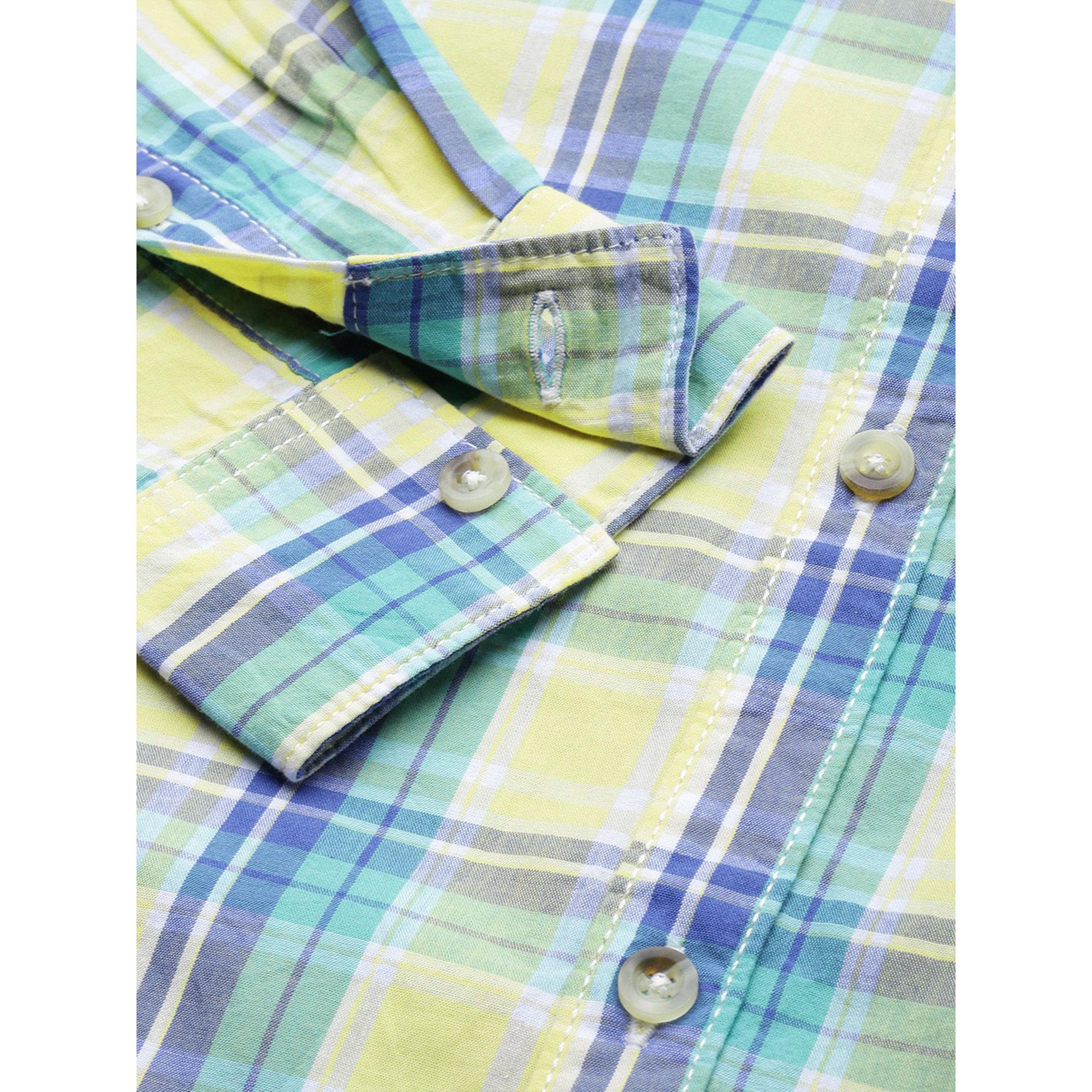 ذا انديان كراج كو × ستايلي - قميص رجالي منقوش لون أصفر-men-clothing-shirts-image-6