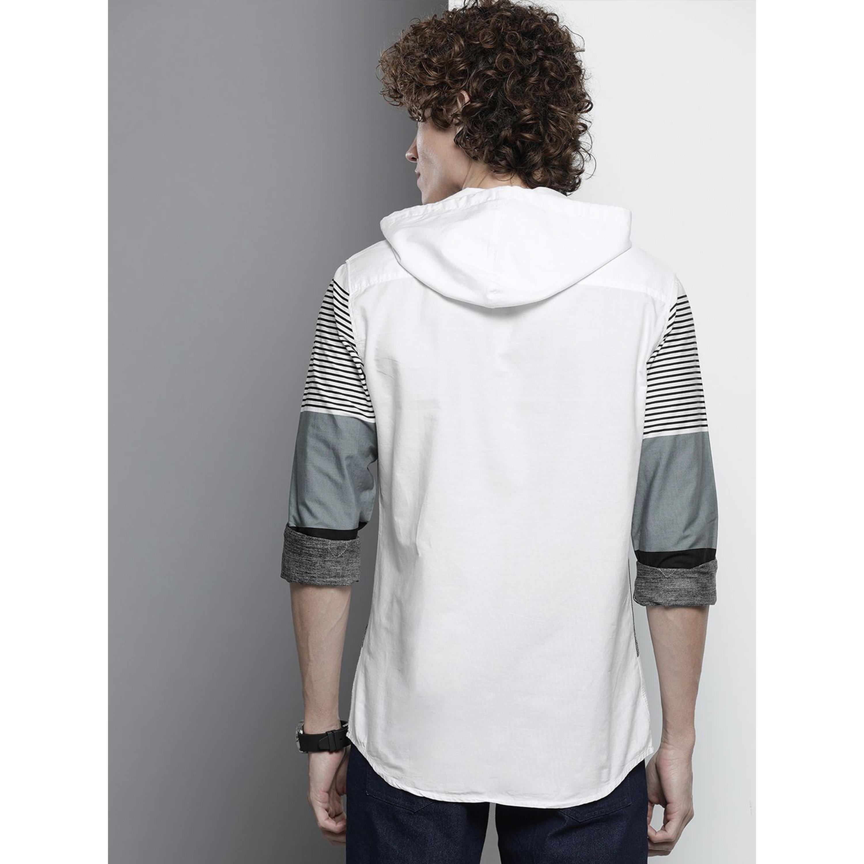 The Indian Garage Co X Styli Men Hooded Color Block Shirt-men-clothing-shirts-image-4