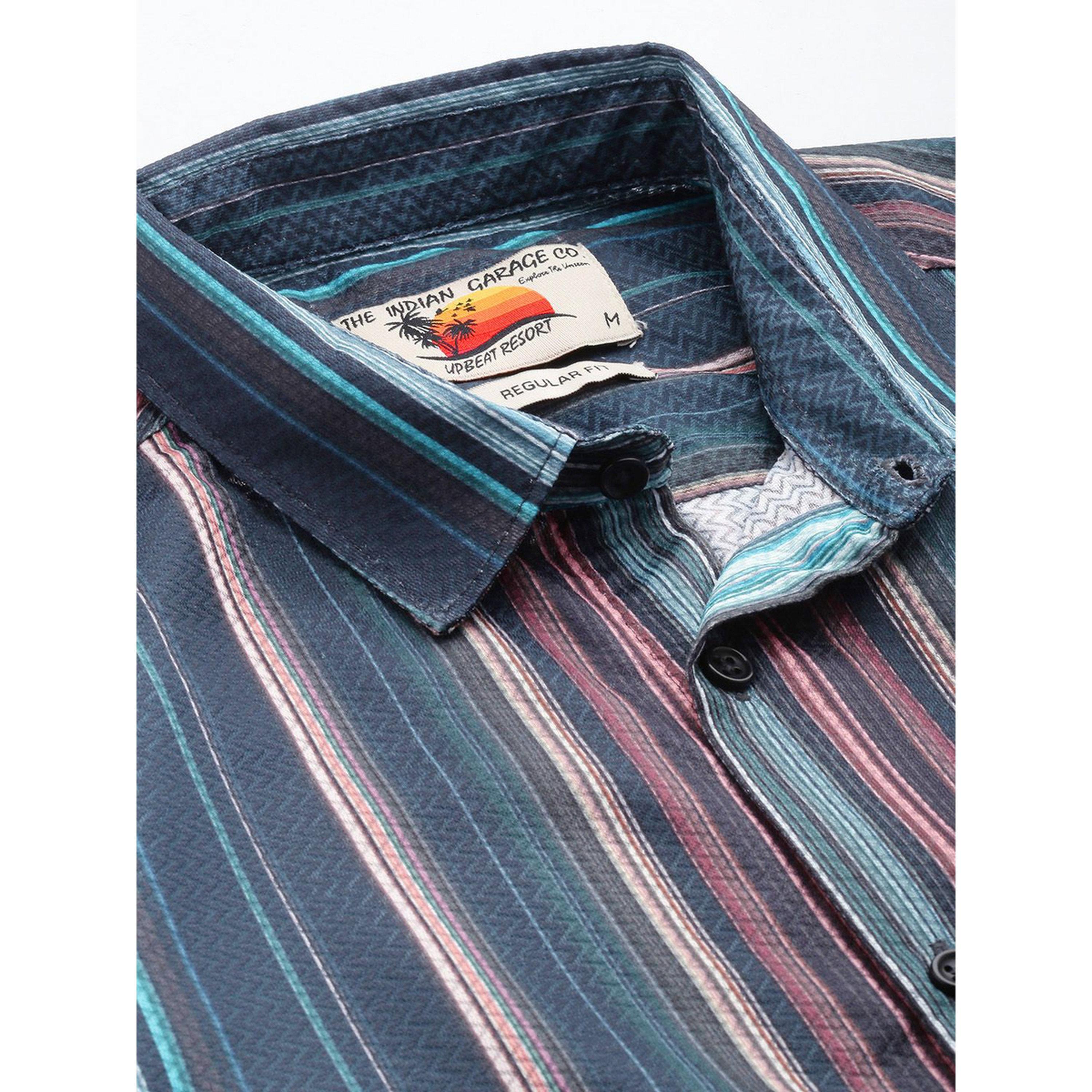 The Indian Garage Co X Styli Men Multi-Stripe Spread Collar Shirt-men-clothing-shirts-image-6