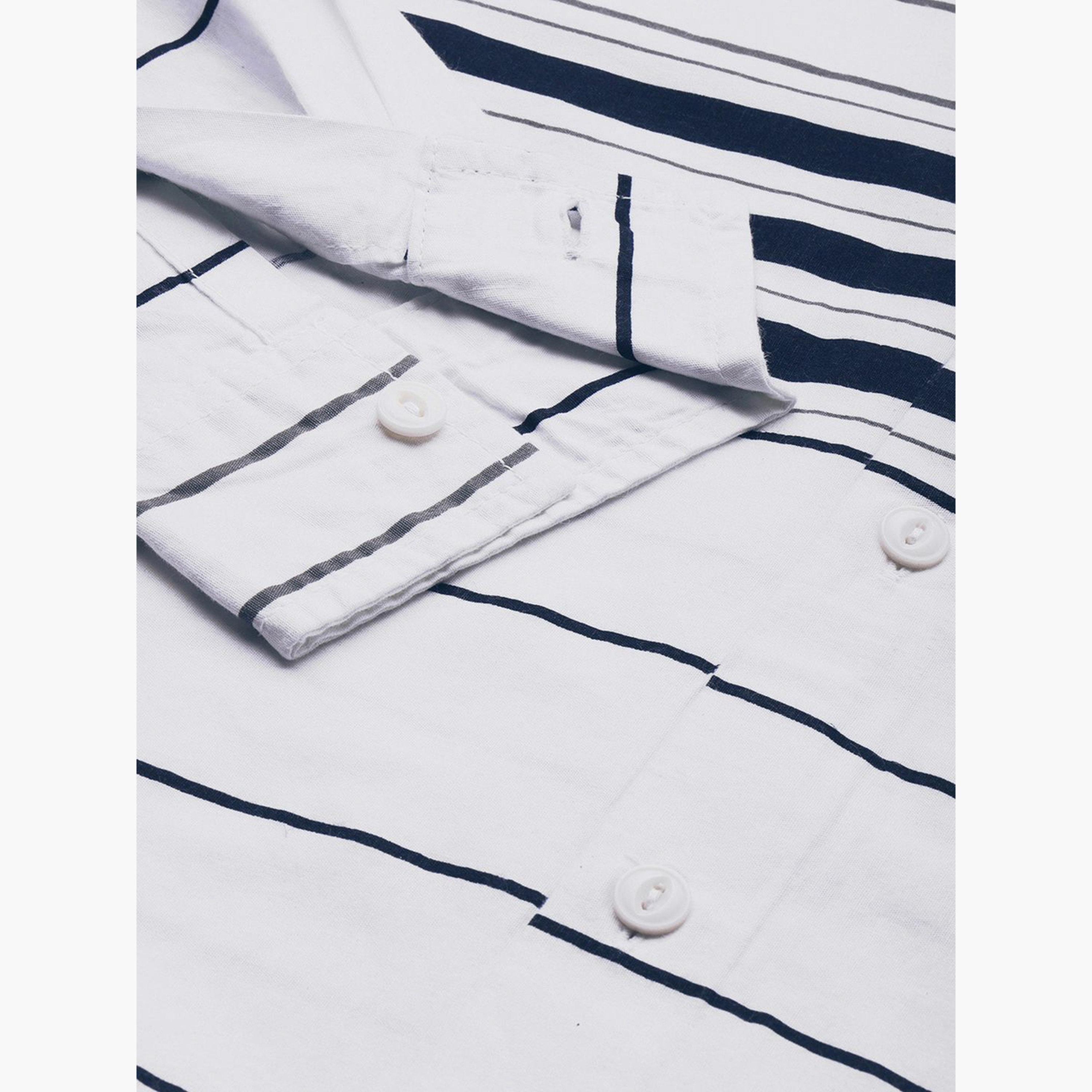 The Indian Garage Co X Styli Men Striped Hooded Slim Fit Shirt-men-clothing-shirts-image-6