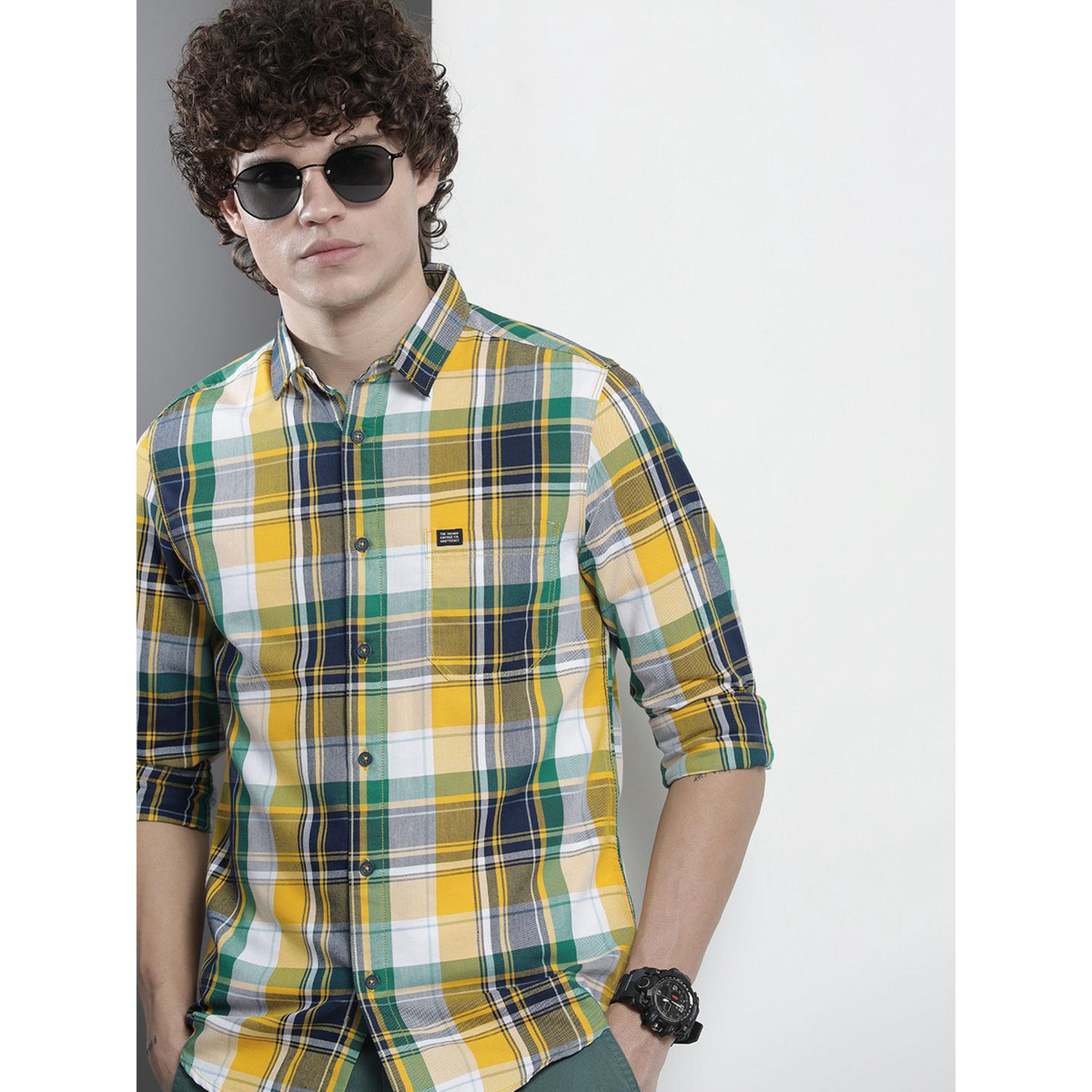 The Indian Garage Co X Styli Men Multi Plaid Regular Fit Shirt-men-clothing-shirts-image-2