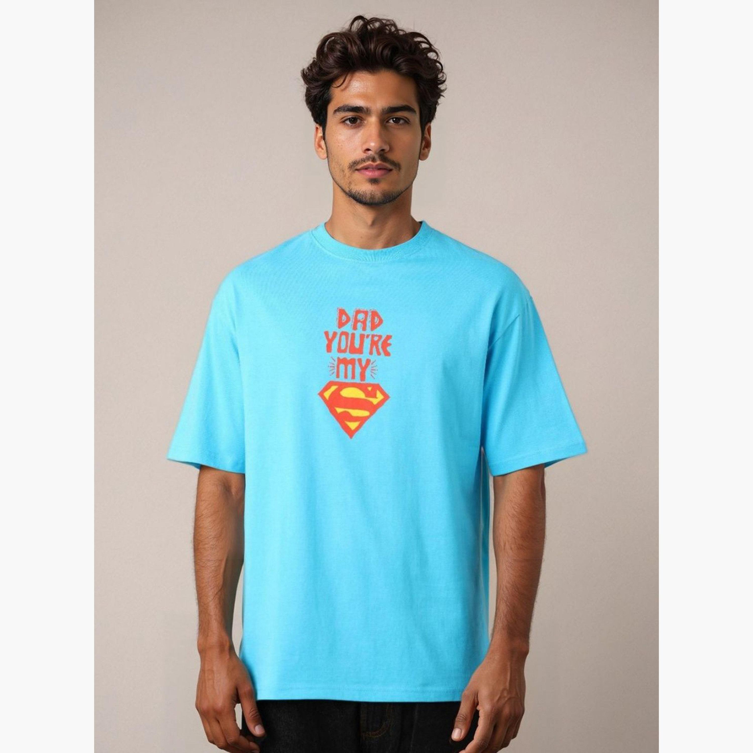 The Indian Garage Co X Styli Men Blue Boxy Fit Graphic T-Shirt-men-clothing-tshirtsandpolos-tshirts-image-1